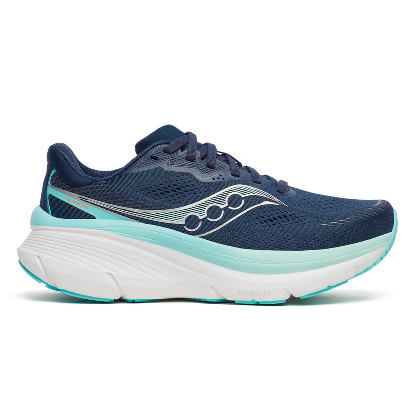 Saucony Guide 19 Stability running shoe Women-dark blue, white