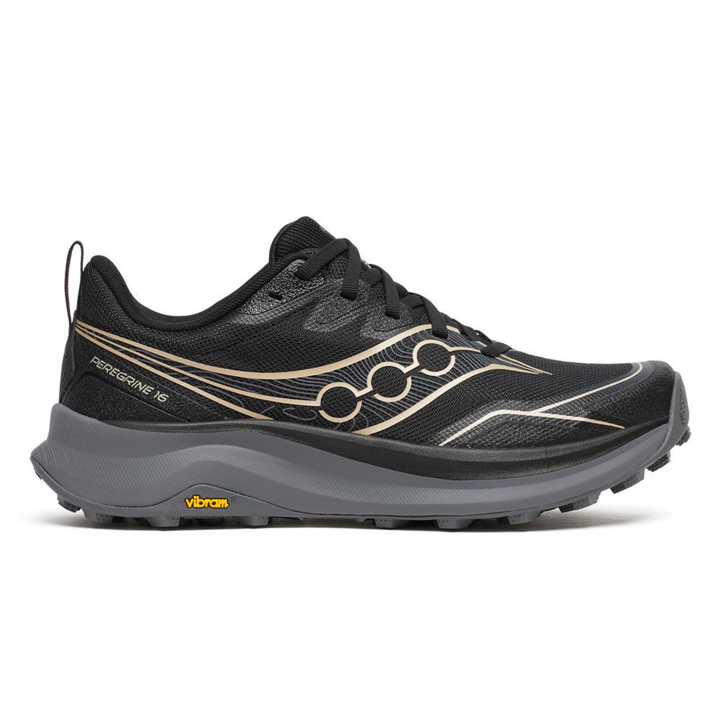 Saucony Peregrine 16 Trailschuh Damen-schwarz, grau