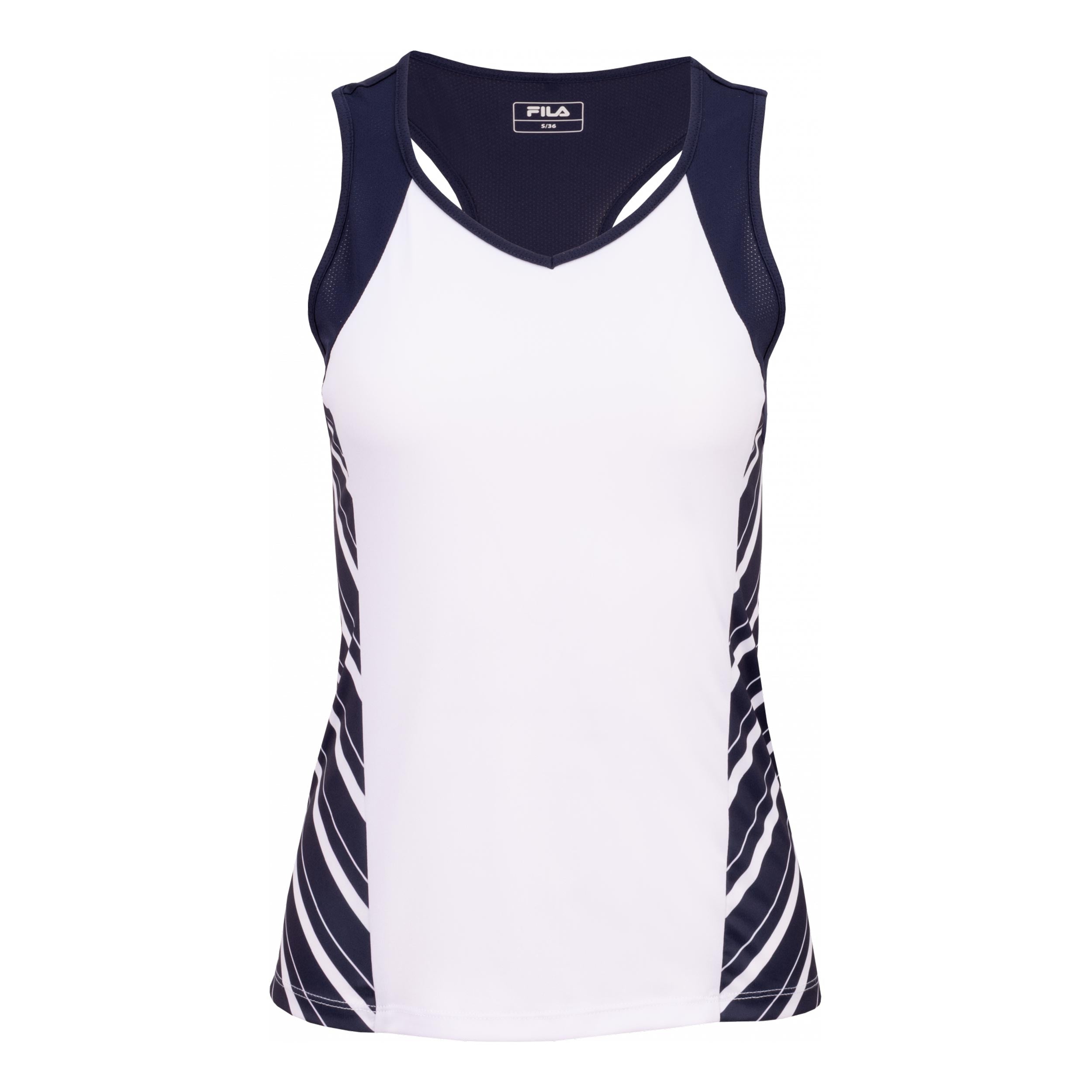 Fila Steffi Tank top Women-white, dark blue