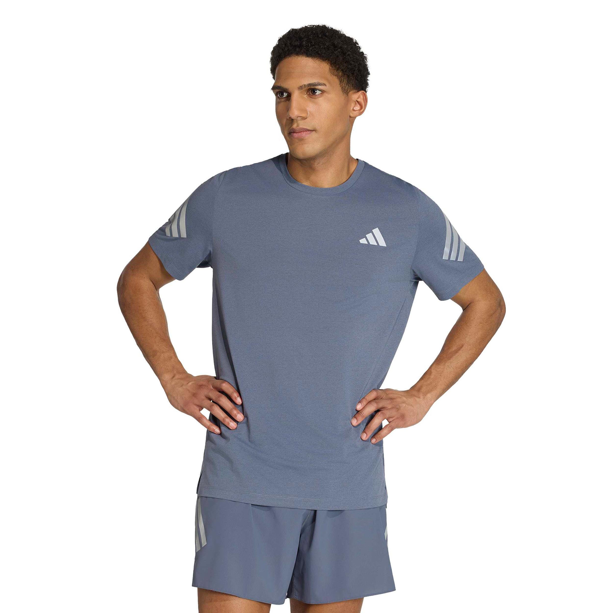 adidas adi365 Laufshirt Herren - blaugrau, grau
