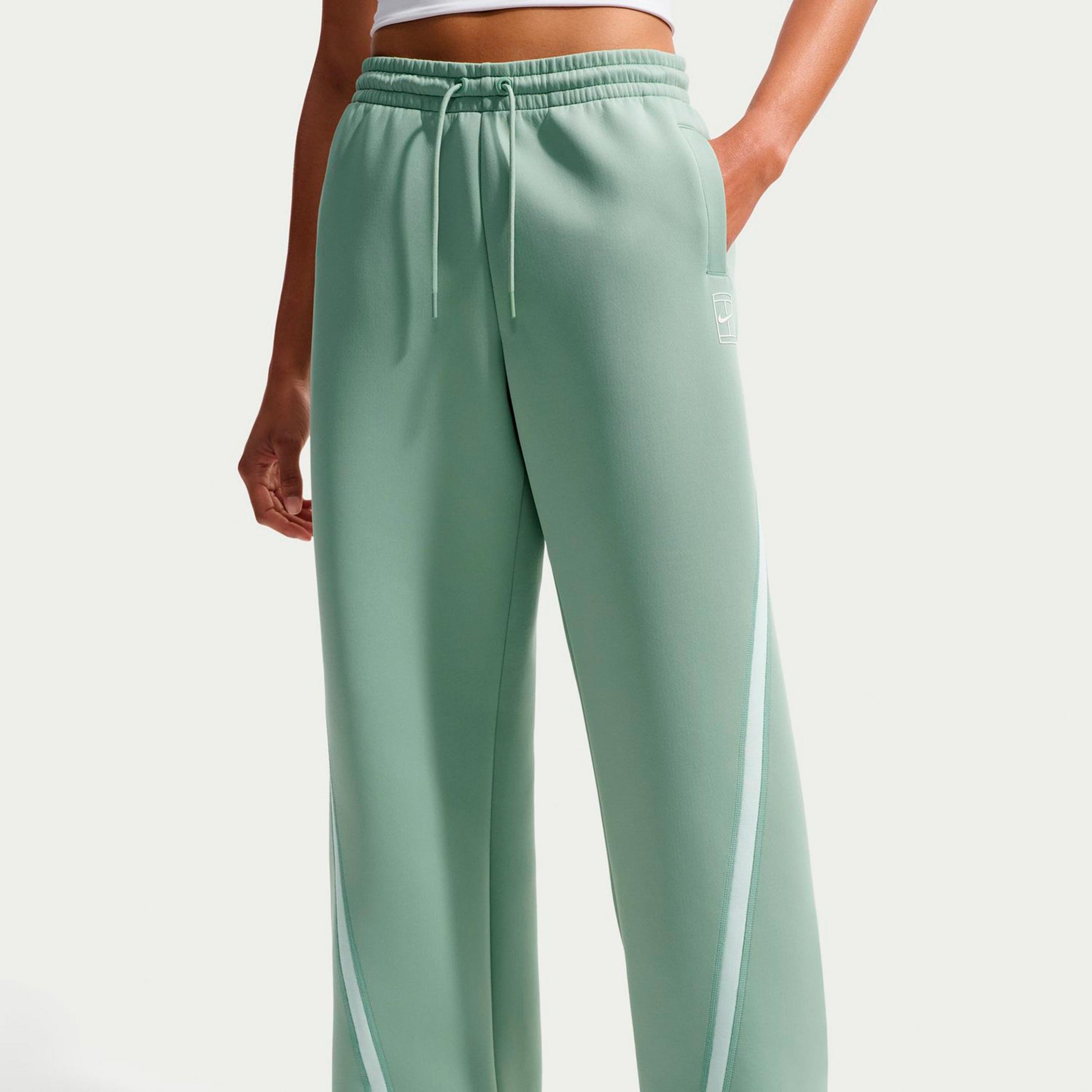 Nike Court Dri-Fit Advantage  Training pants Women - grey-green, white