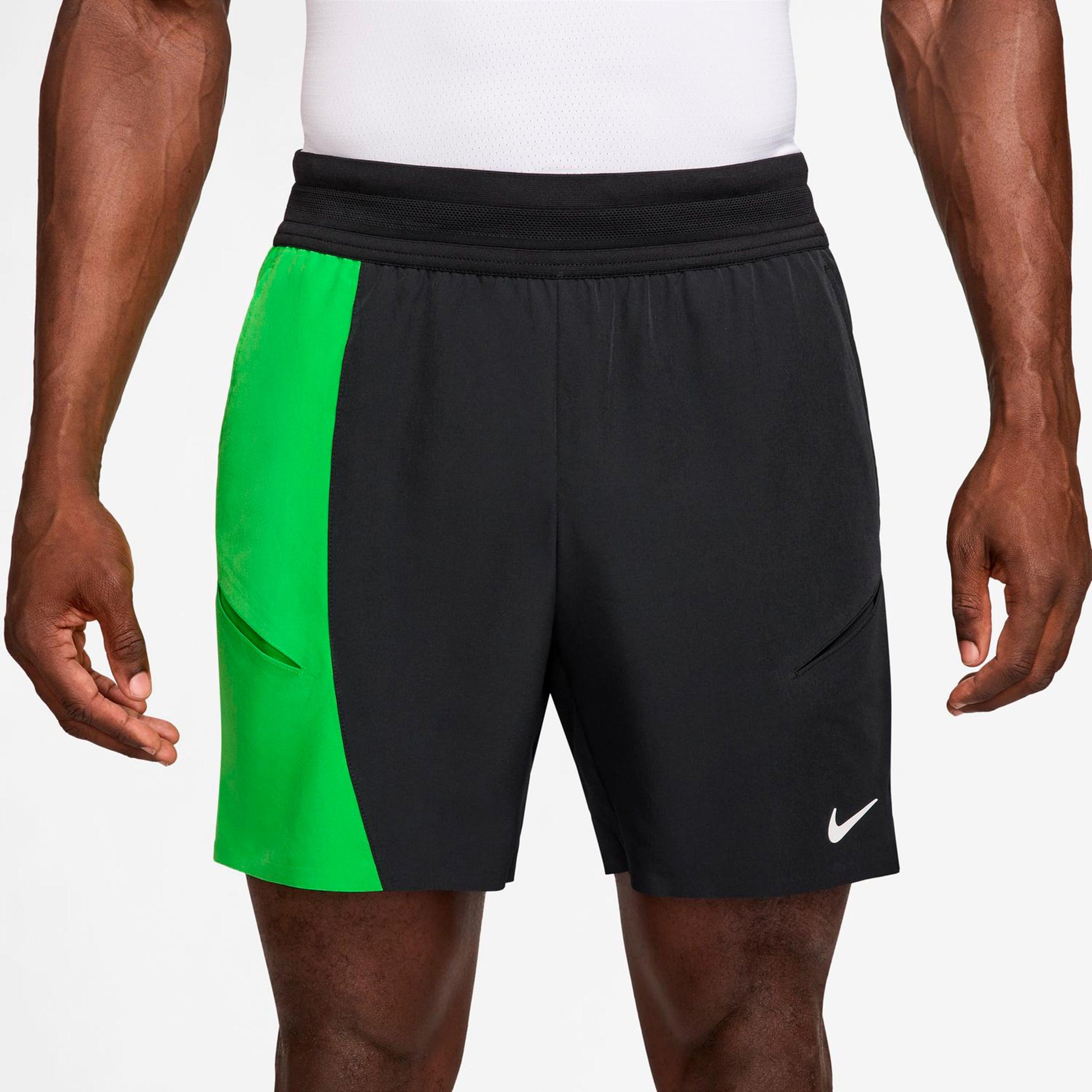 Nike Carlos Alcaraz Court Dri-Fit Slam Shorts Herren-schwarz, grün