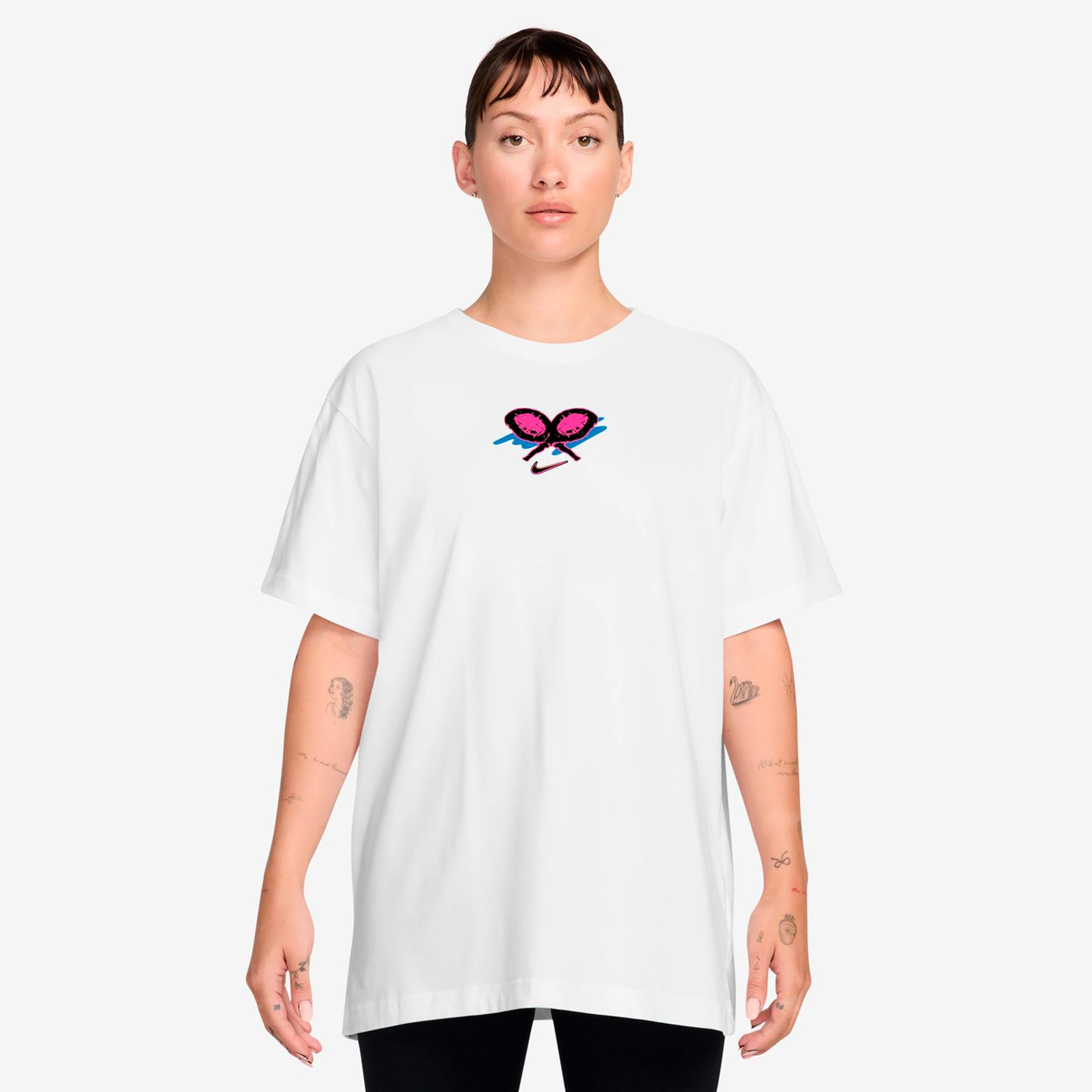 Nike Dri-Fit Slam Oversize T-Shirt Women-white