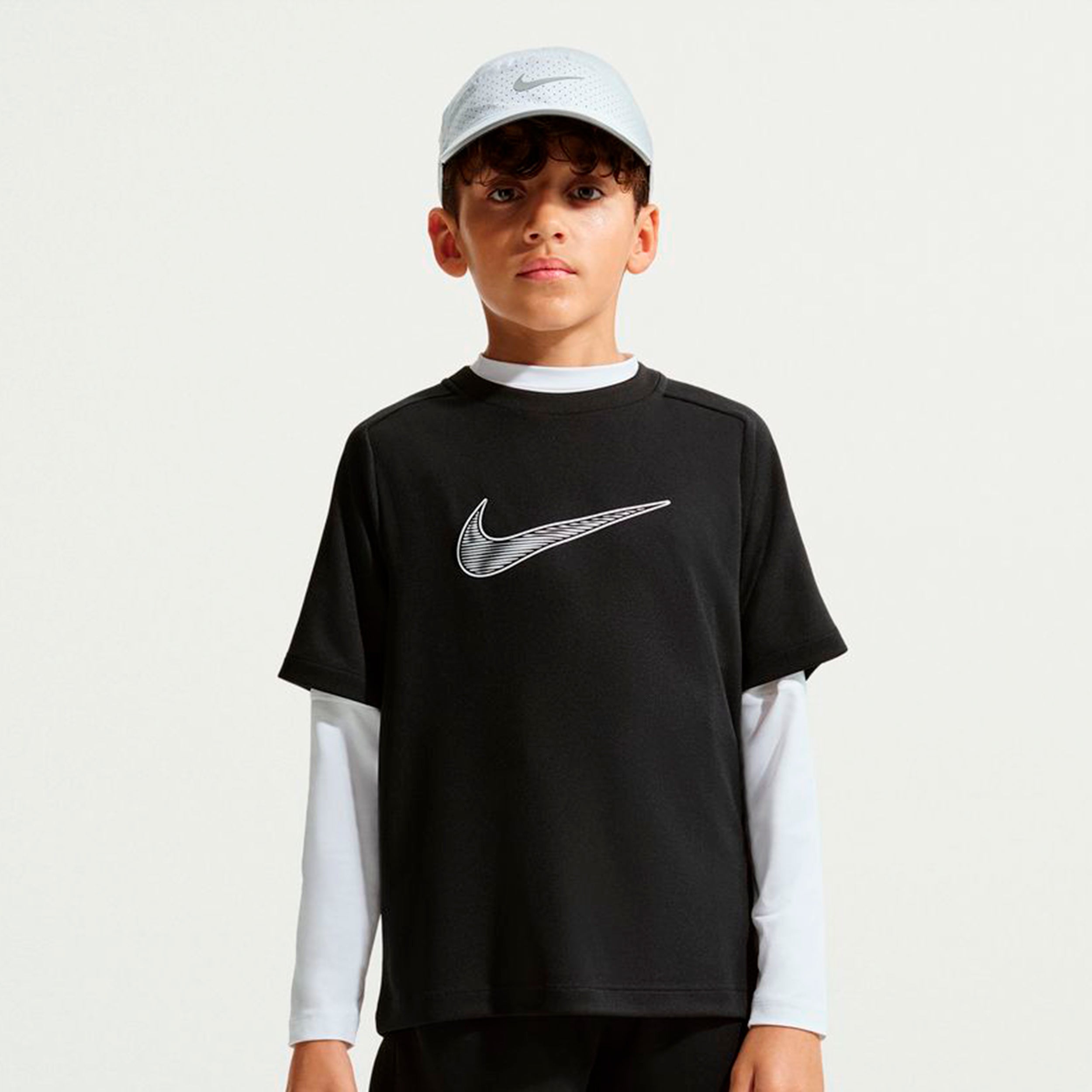 Nike Dri-Fit Multi  T-Shirt Boys-black