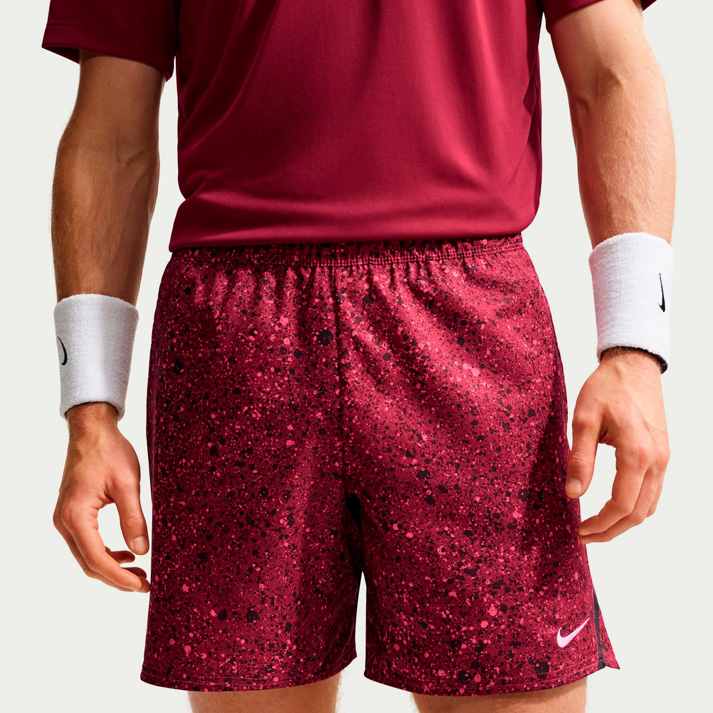 Nike Court Dri-Fit Victory 7in Shorts Men - wine red