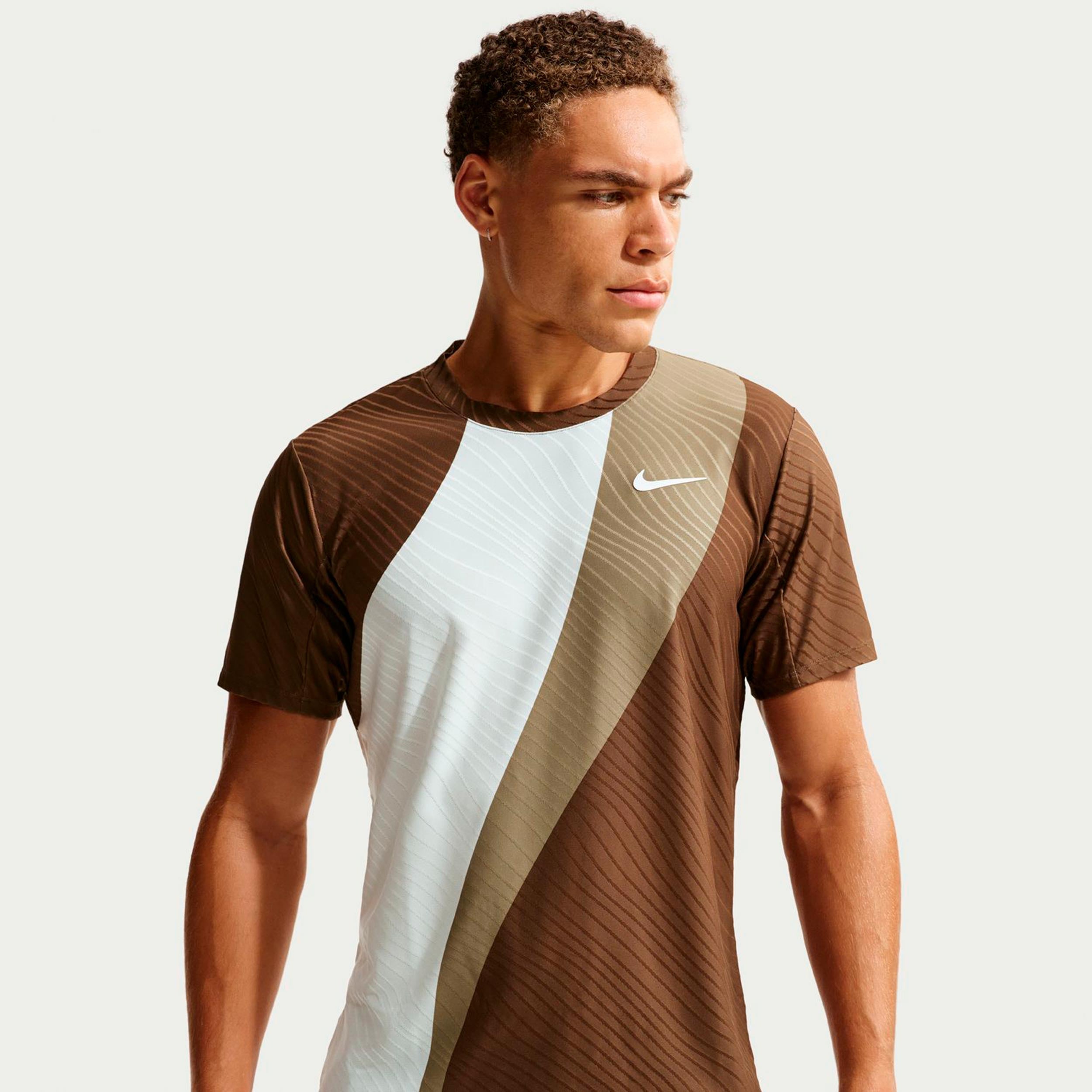 Nike Court Dri-Fit Advantage Slam T-Shirt Men-cream, grey