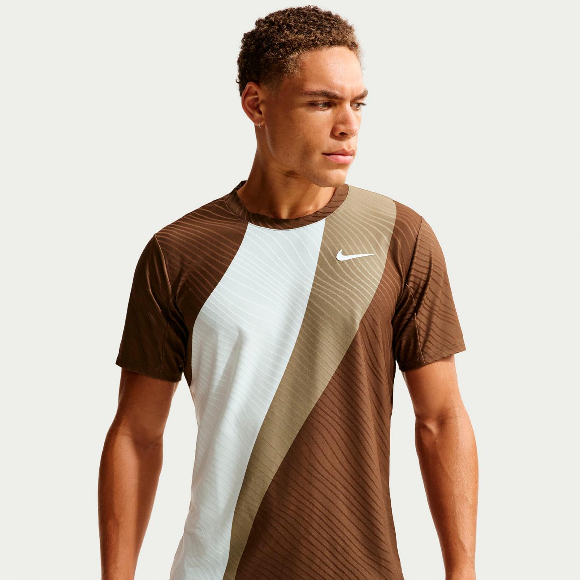Nike Court Dri-Fit Advantage Slam T-Shirt Men-cream, grey