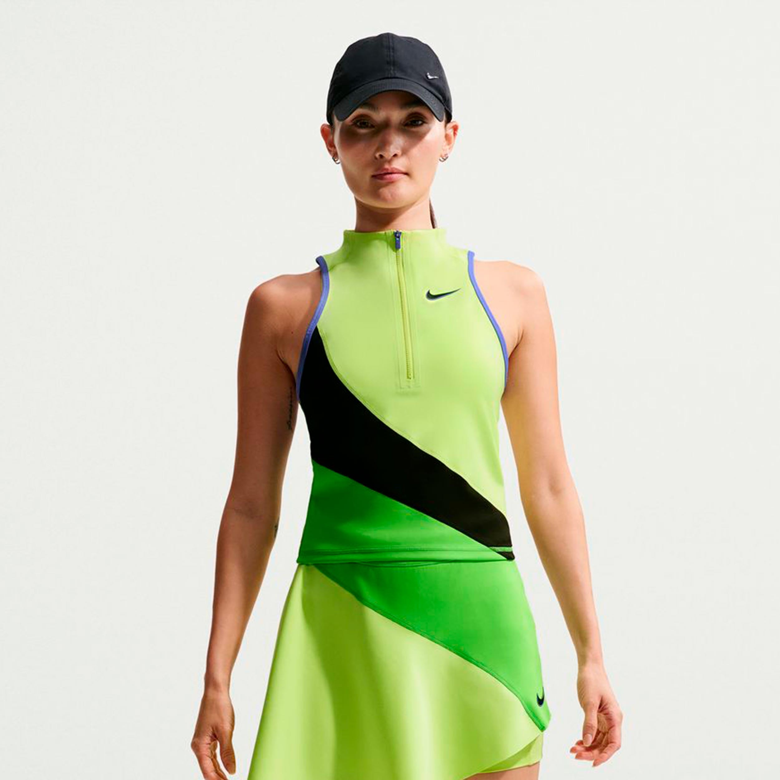 Nike Court Dri-Fit Slam  Tank top Women-lime, multicoloured