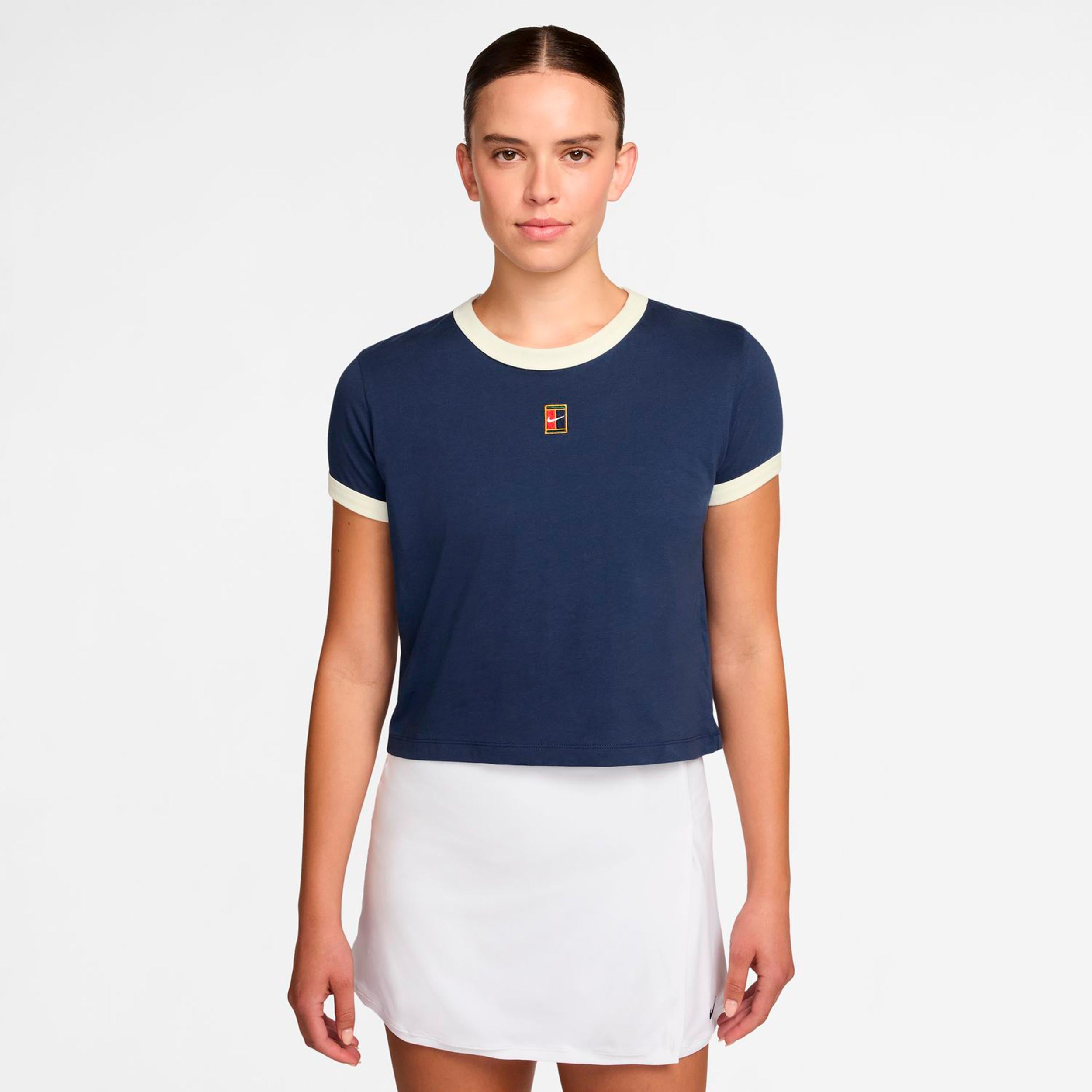 Nike Heritage T-Shirt Women-dark blue, cream