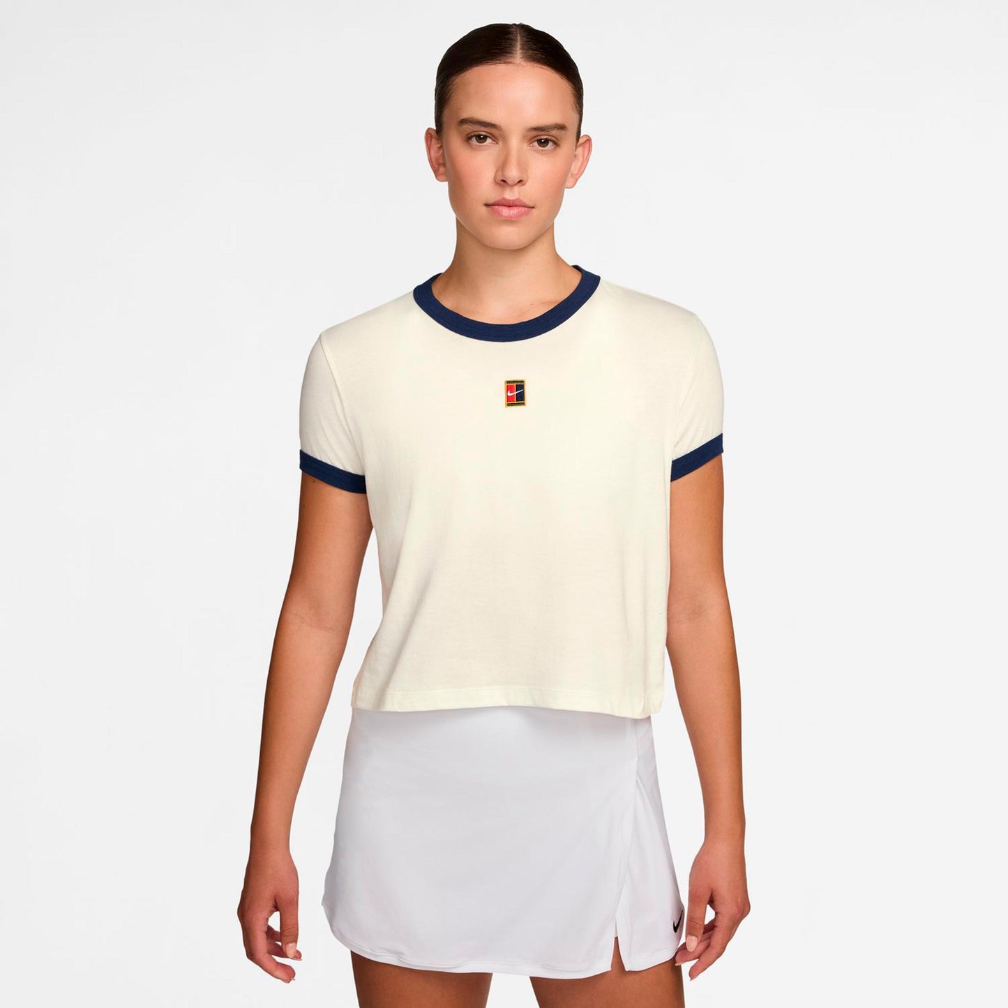 Nike Heritage T-Shirt Women-cream, dark blue
