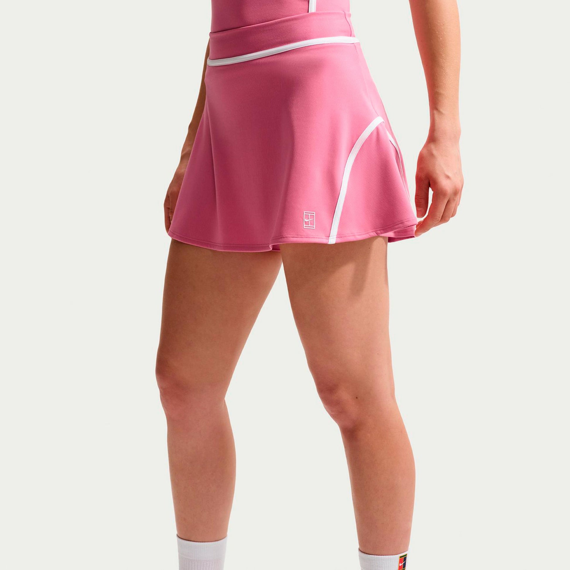 Nike Court Dri-Fit Advantage High Rise Skirt Women - pink