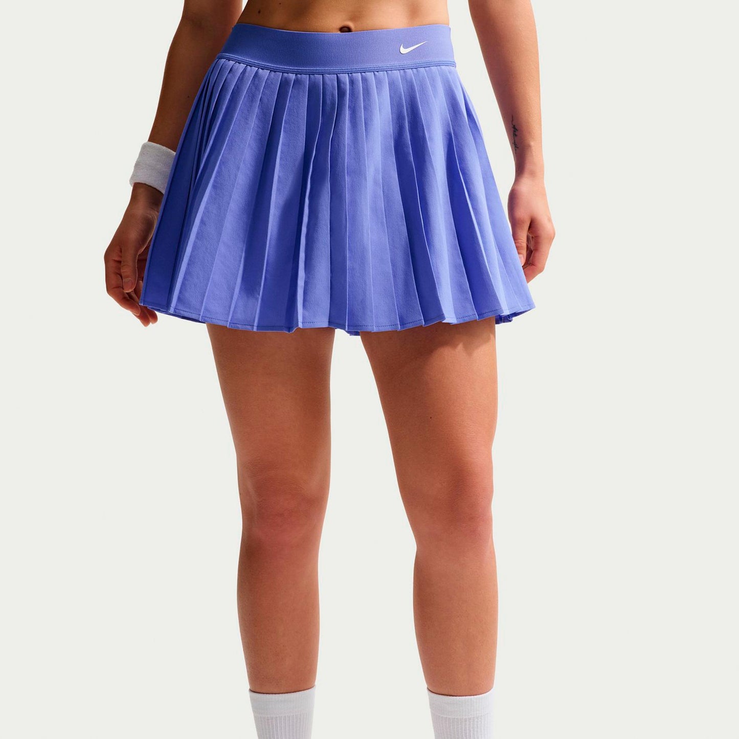 Nike Dri-Fit Victory High Rise Pleated Skirt Women-blue