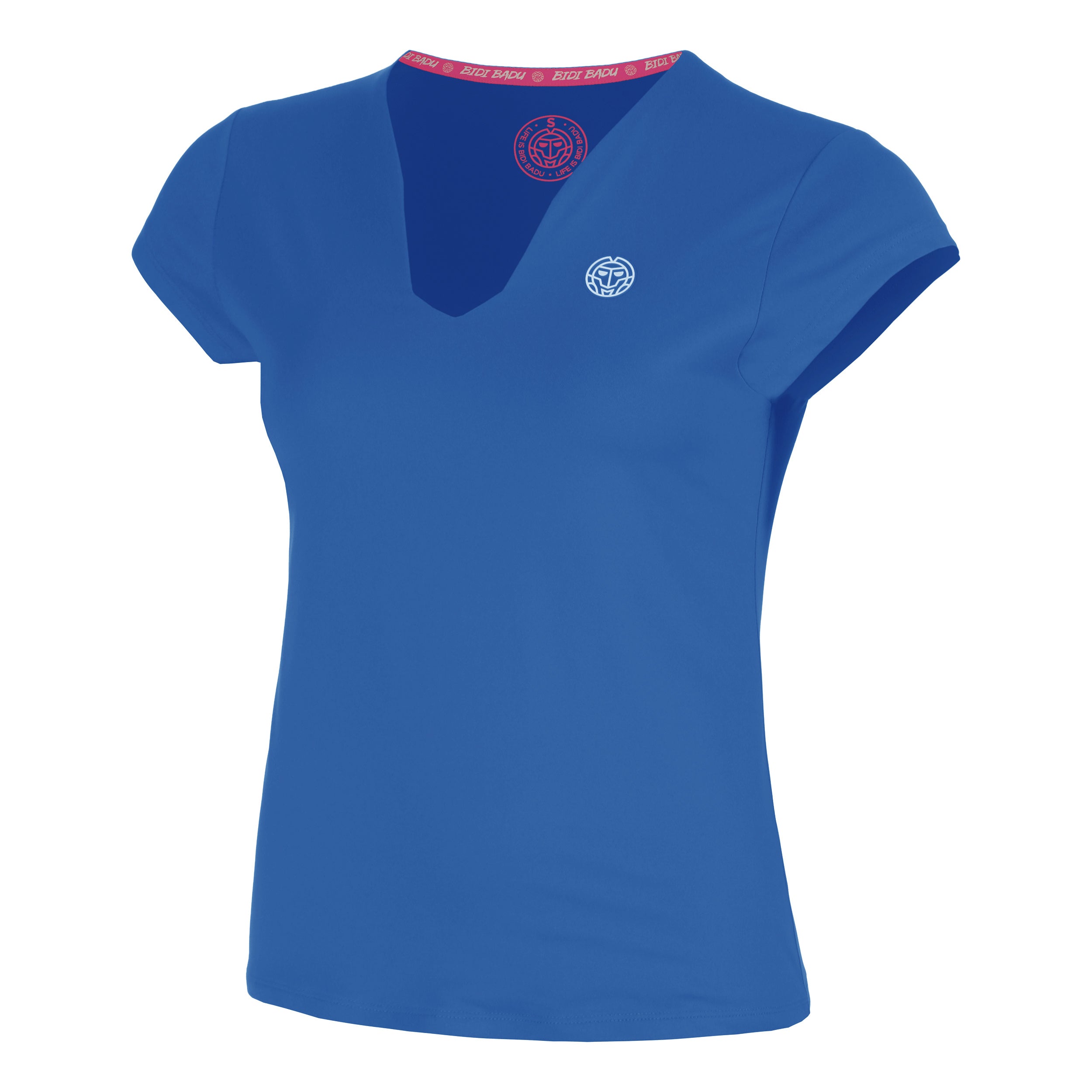BIDI BADU Hey Laguna V-Neck T-Shirt Women-blue