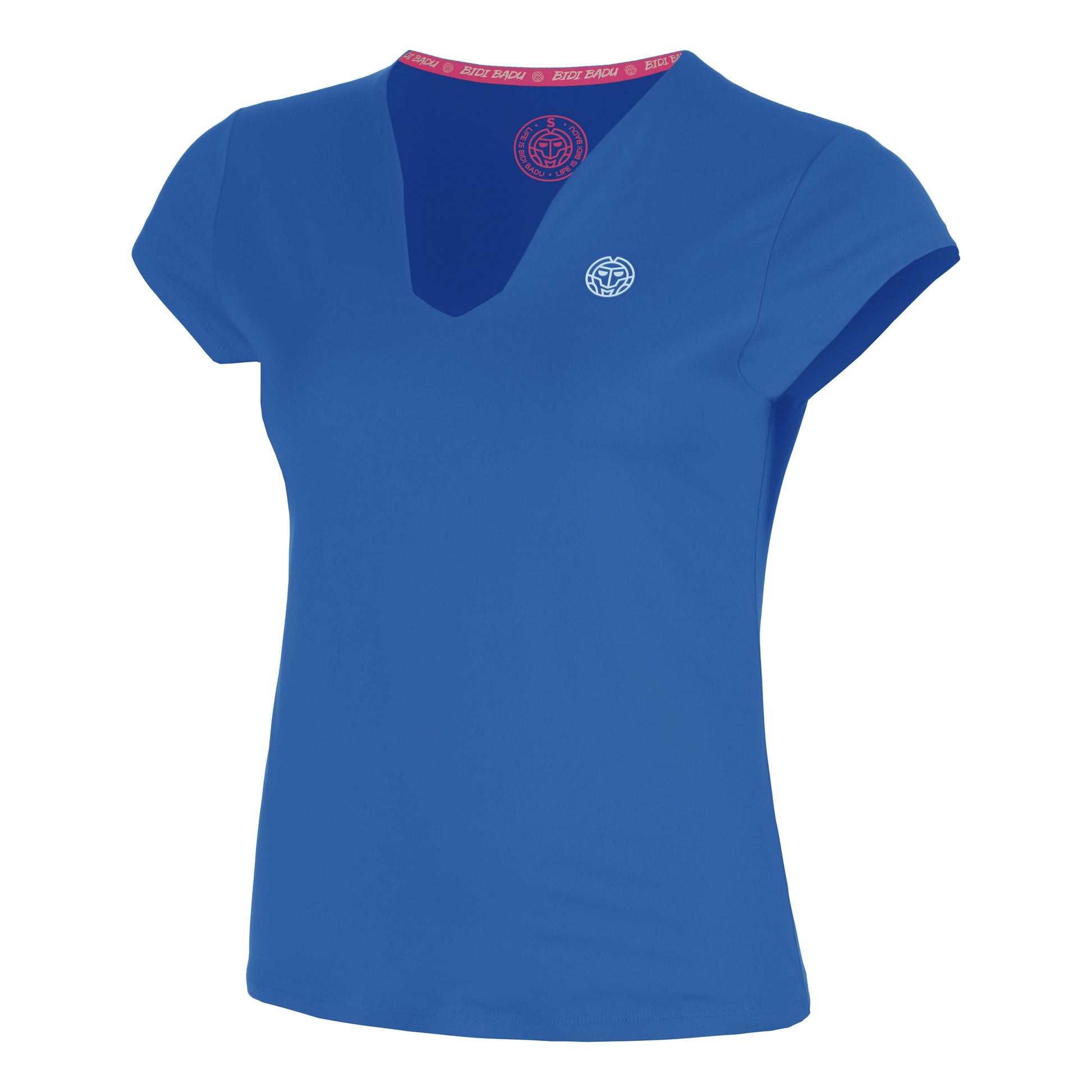 BIDI BADU Hey Laguna V-Neck T-Shirt Women-blue
