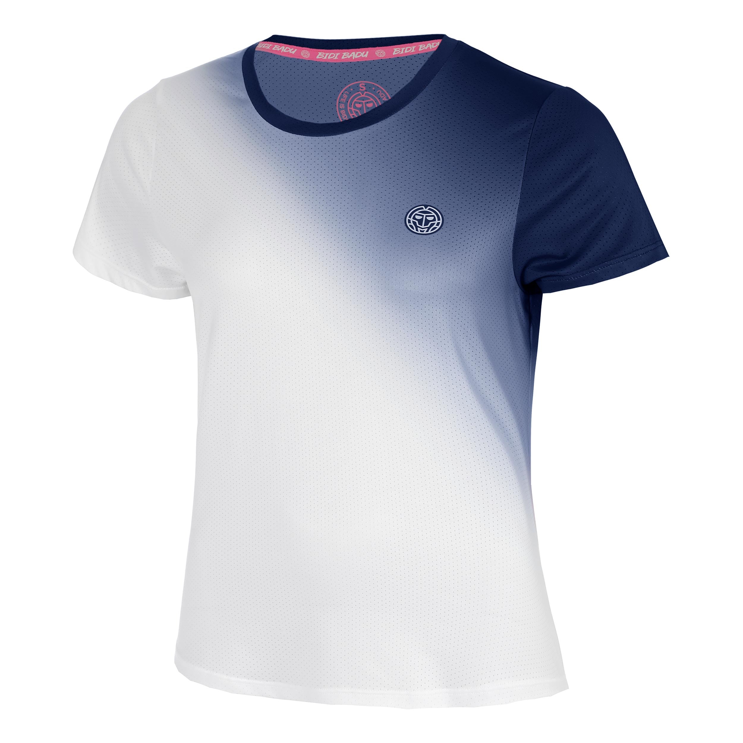 BIDI BADU Crew Fade 2.0 T-Shirt Women-dark blue, white