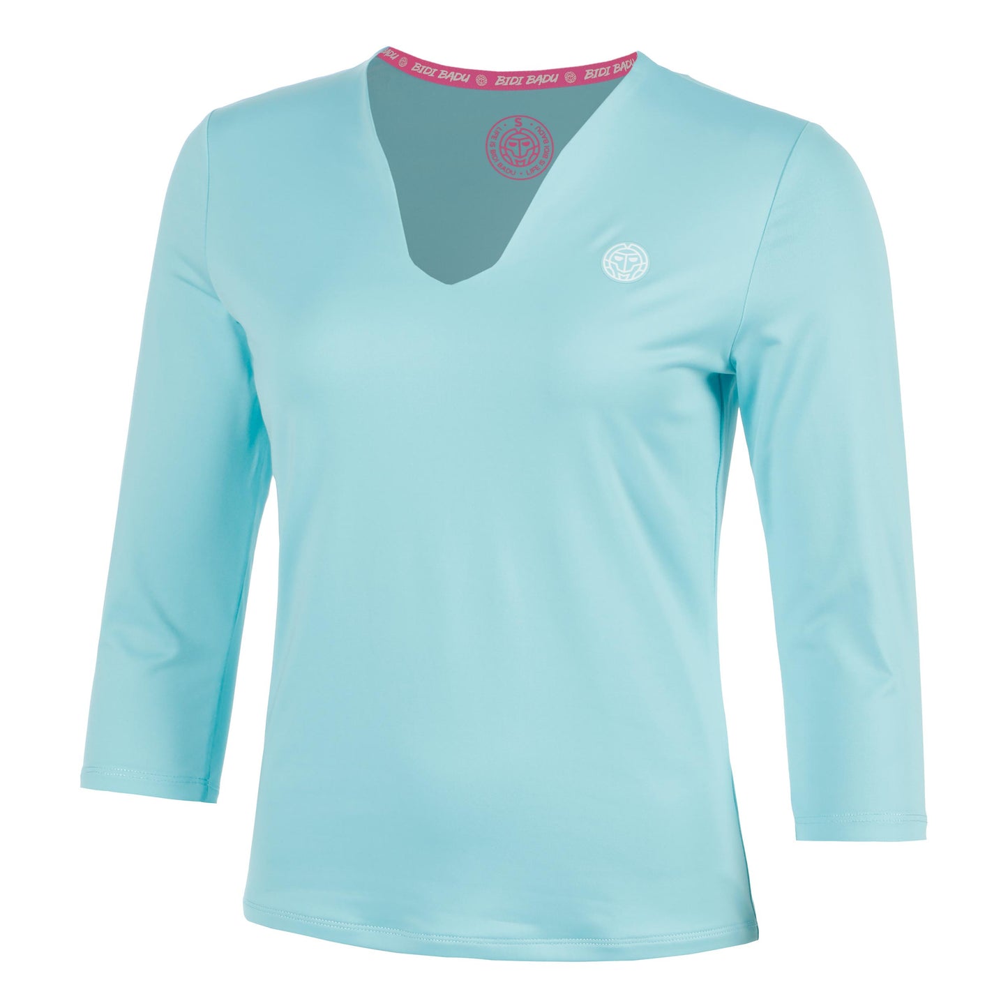 BIDI BADU Crew 2.0 V-Neck Longsleeve Damen-türkis