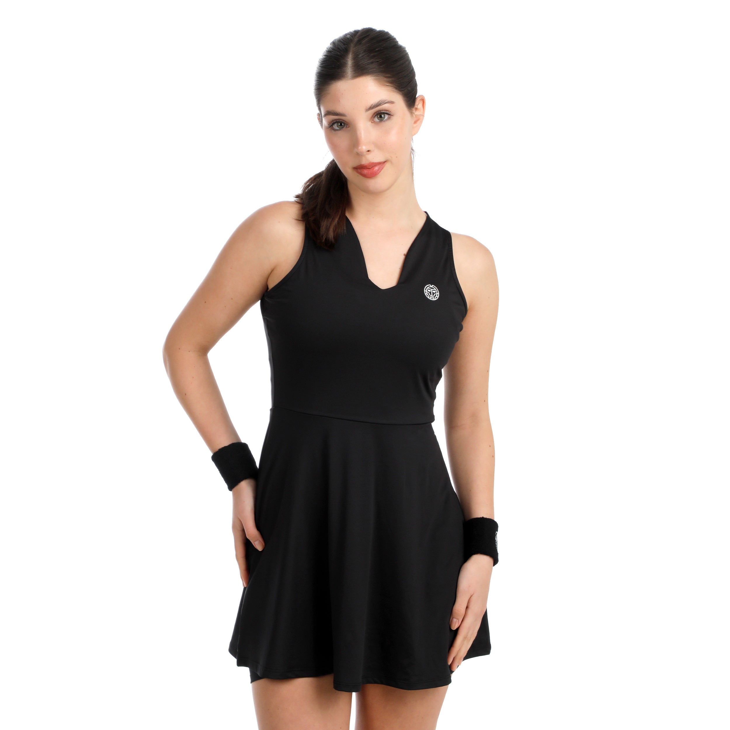 BIDI BADU Crew V-Neck Dress Women-black