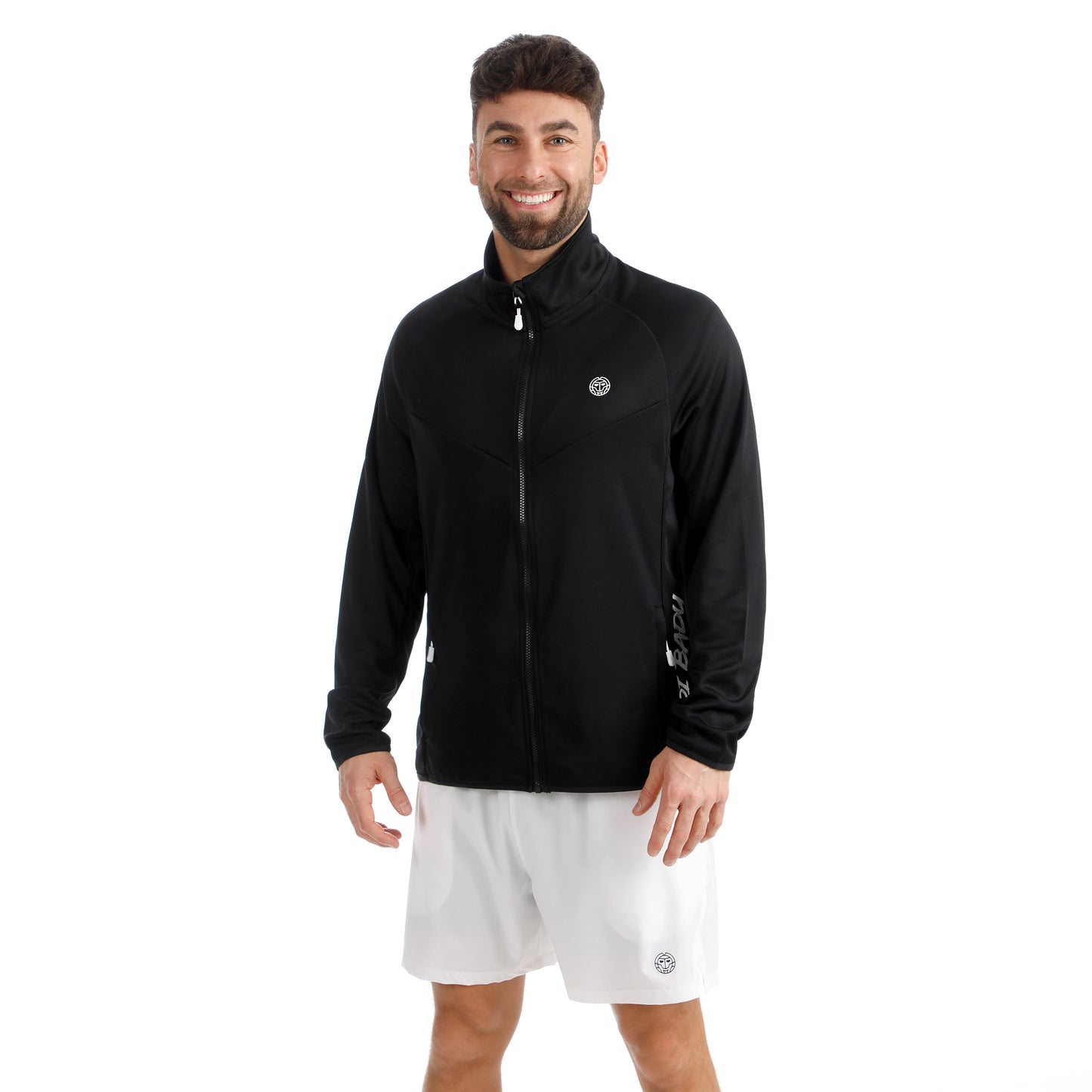 BIDI BADU Crew 2.0 Trainingsjacke Herren-schwarz
