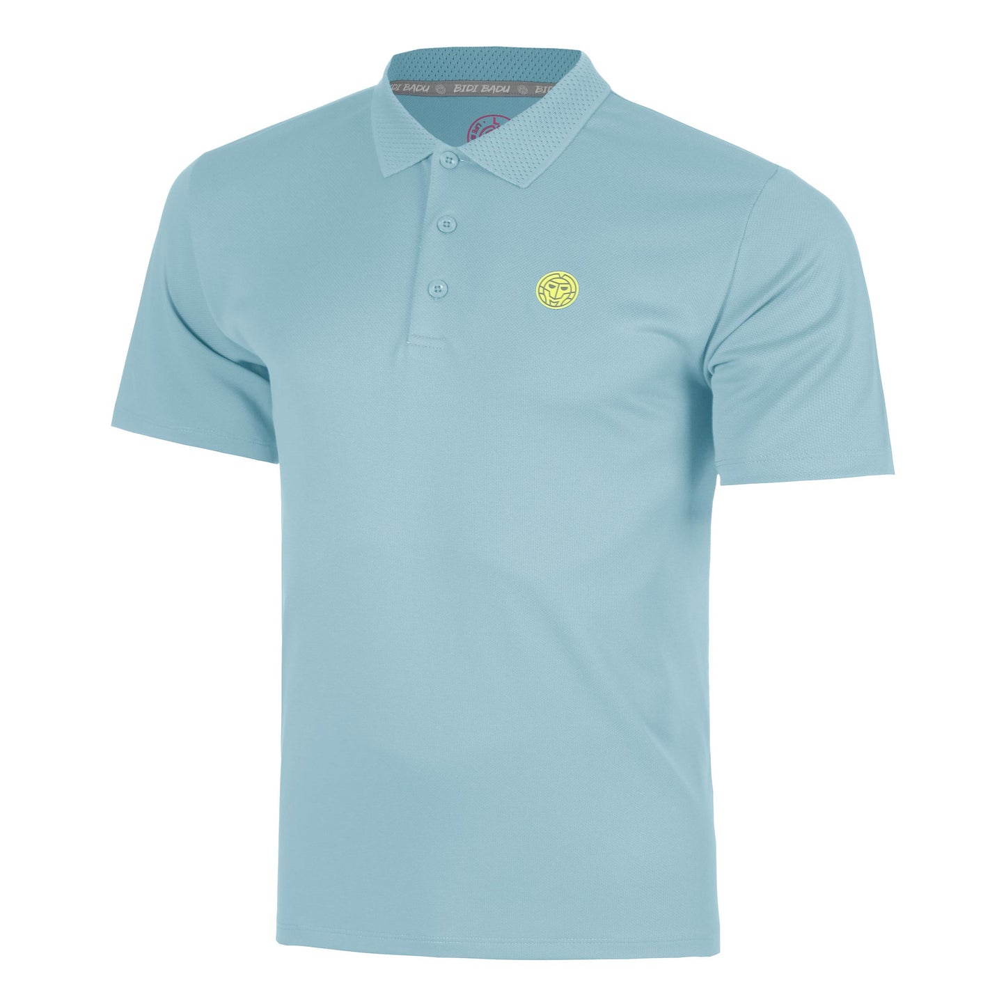 BIDI BADU Solid Polo Men-petrol