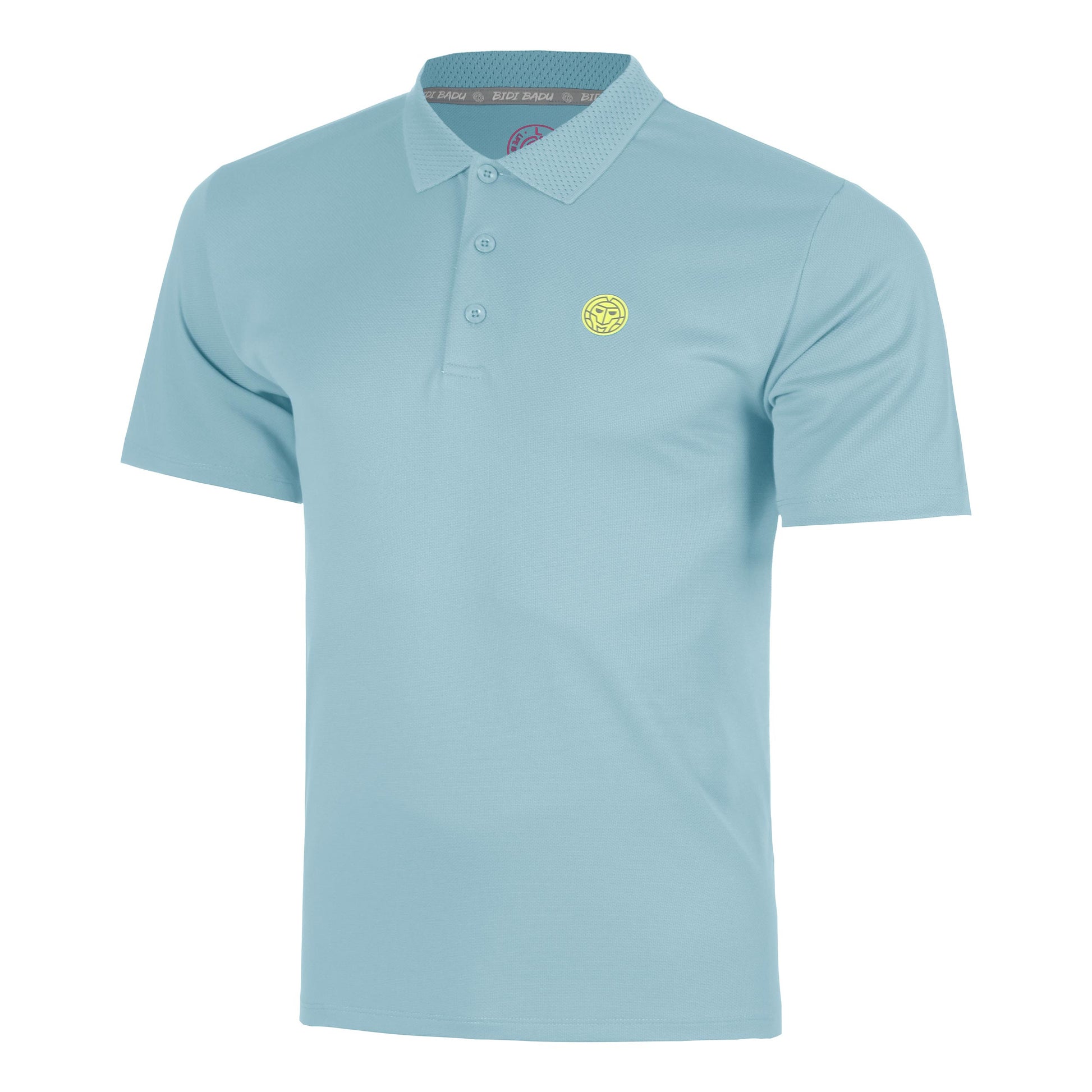 BIDI BADU Solid Polo Men-petrol