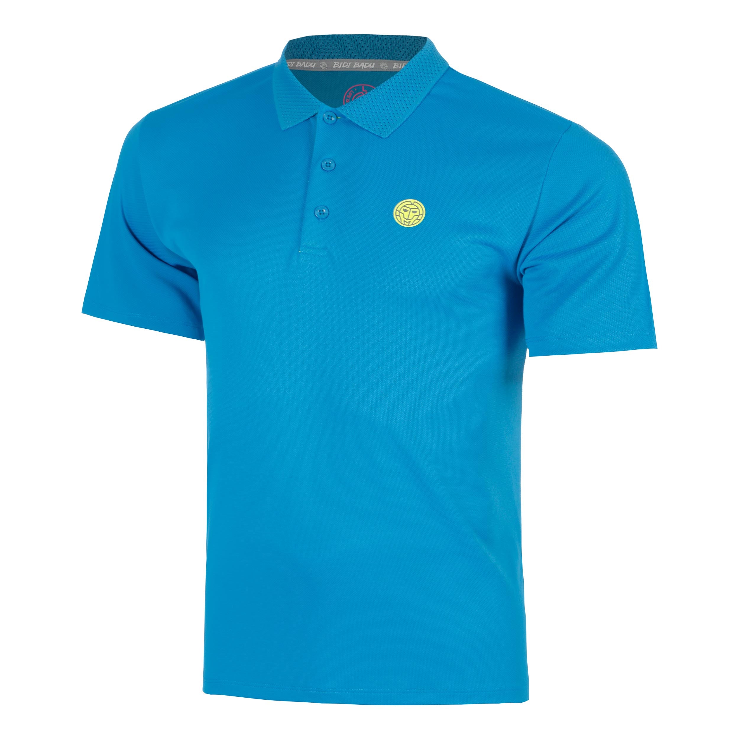 BIDI BADU Out of Control Polo Men - blue, neon yellow