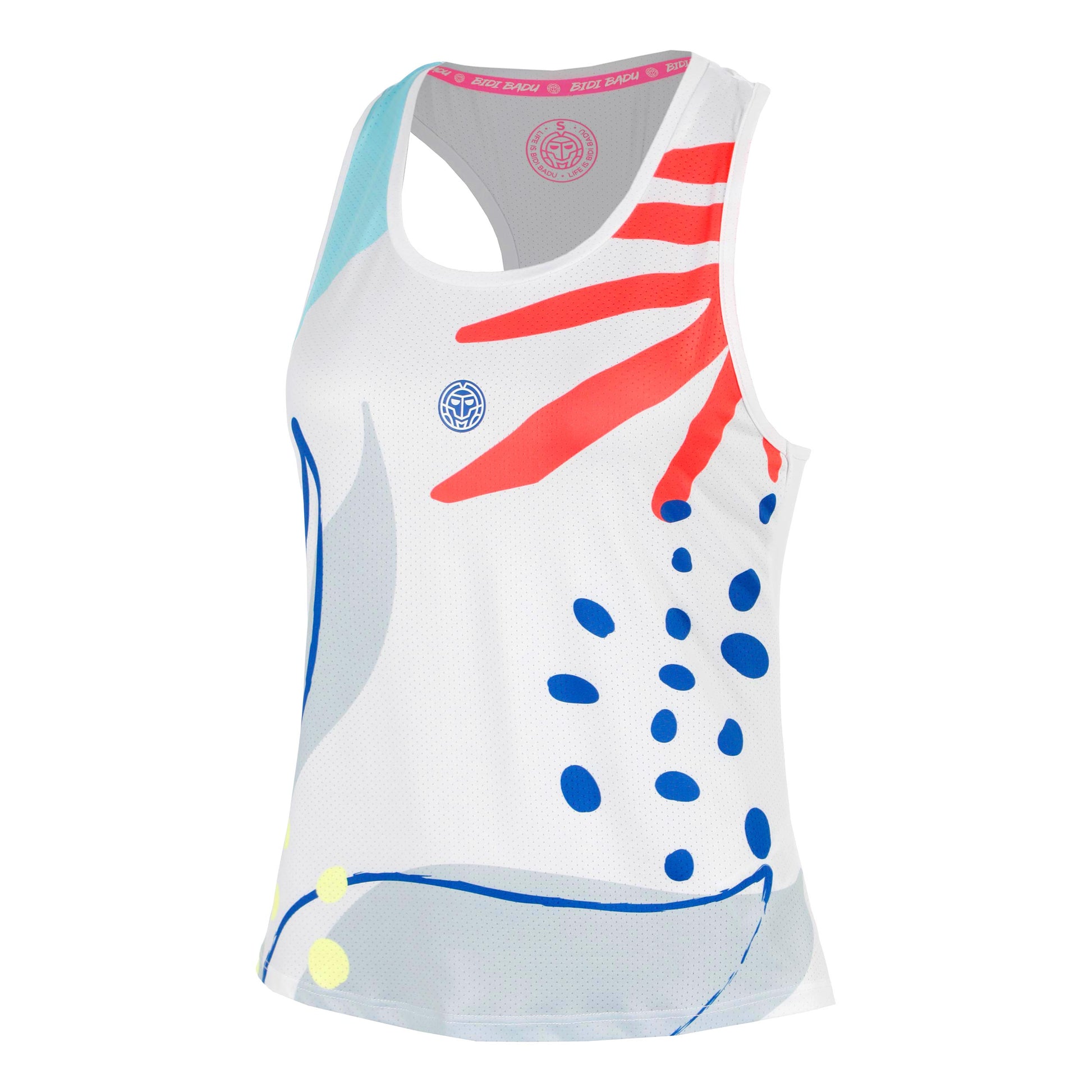 BIDI BADU Hey Laguna Racerback
 Tank top Women-white, multicoloured