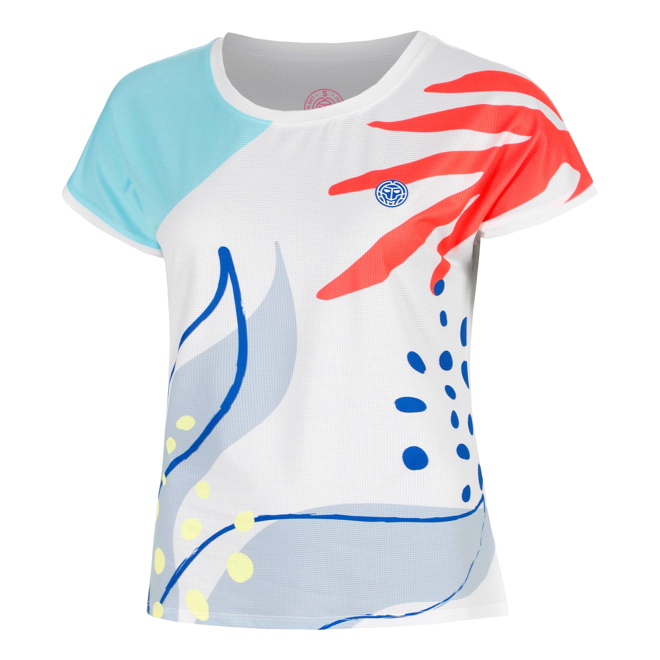 BIDI BADU Hey Laguna T-Shirt Women-white, multicoloured