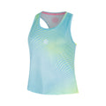 Out of Control Racerback Tank-Top Mädchen - hellblau, neongelb