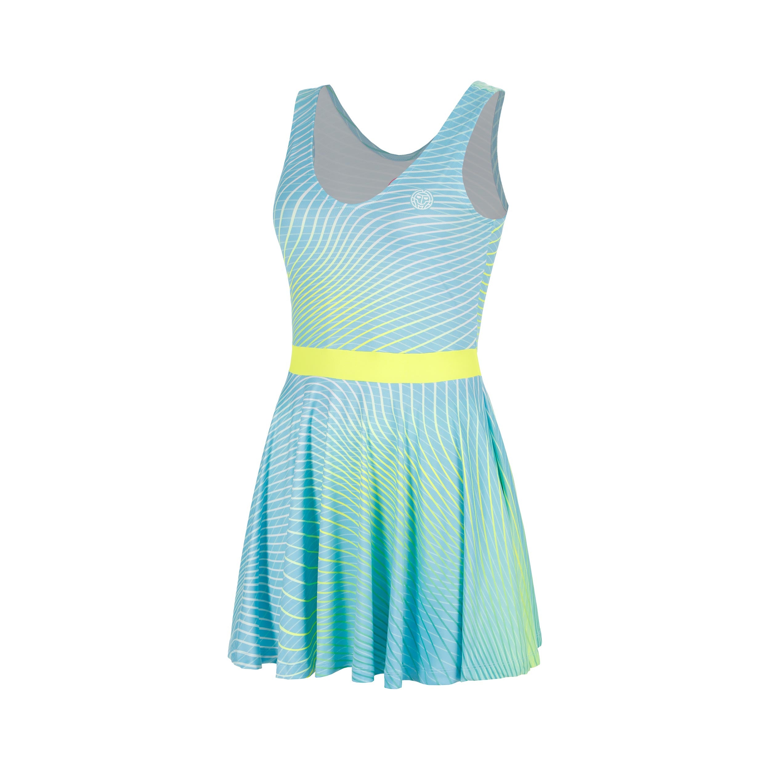 BIDI BADU Out of Control Dress Girls-blue, neon yellow