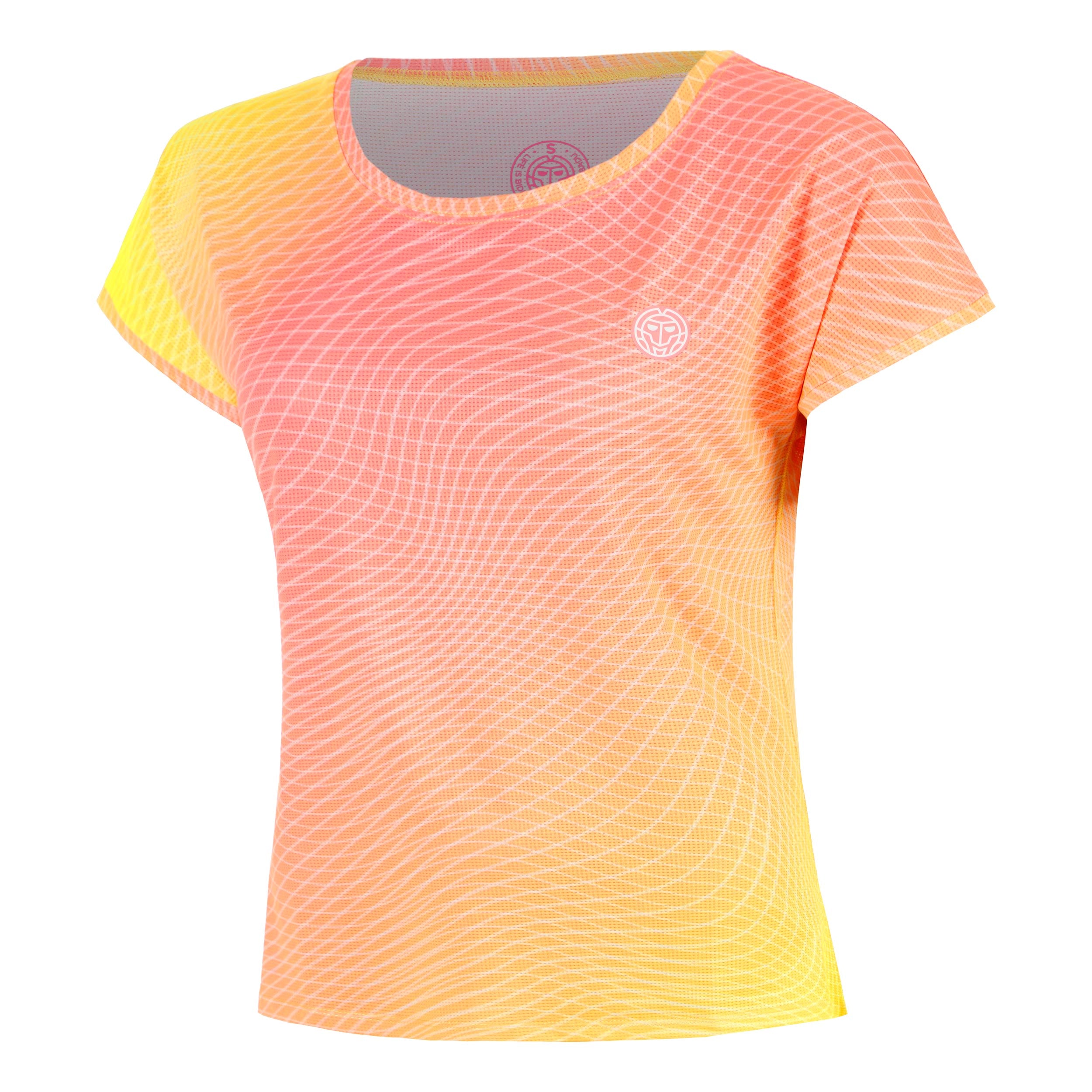 BIDI BADU Out of Control Capsleeve T-Shirt Women-pink, neon yellow
