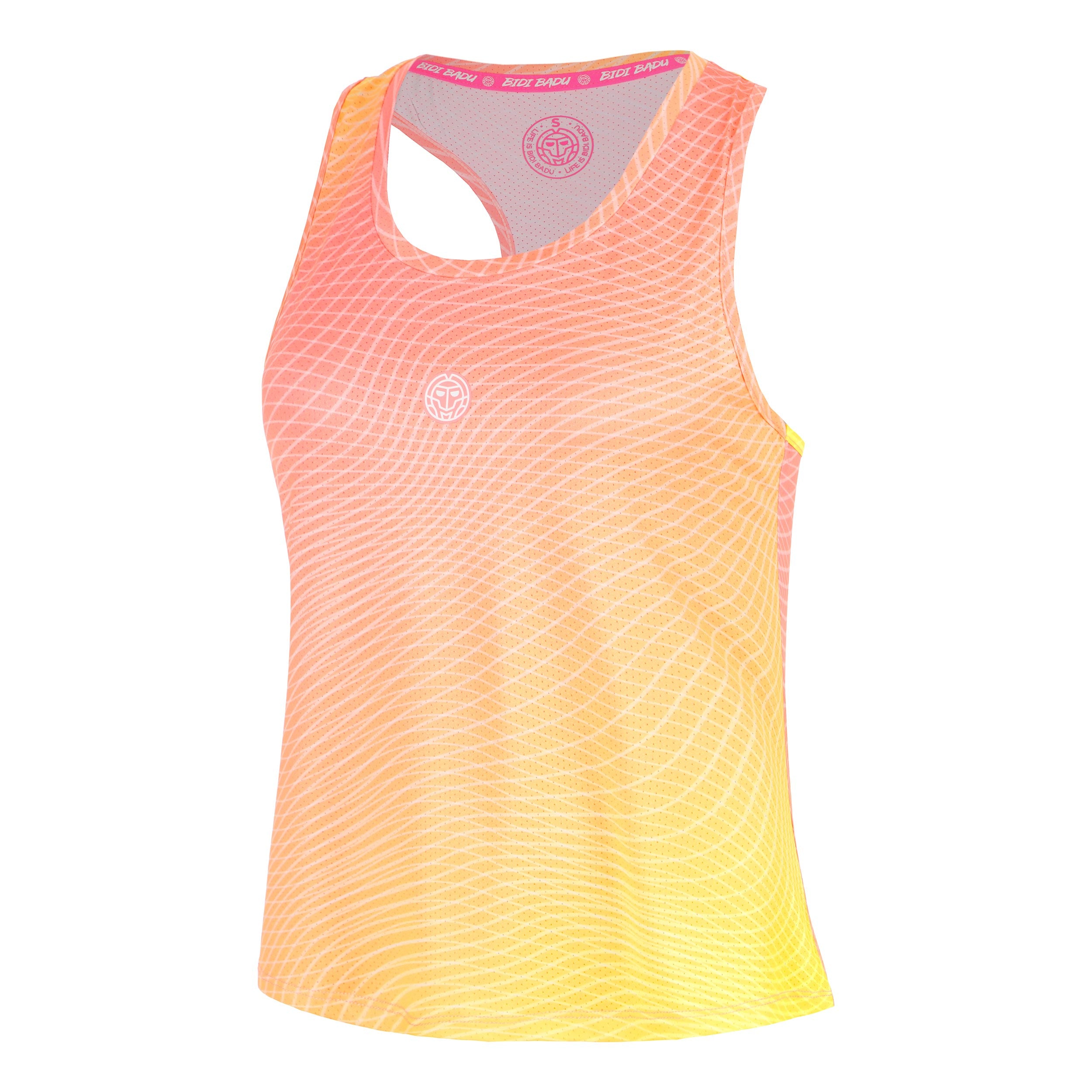 BIDI BADU Out of Control Racerback Tank Top Women-pink, neon yellow