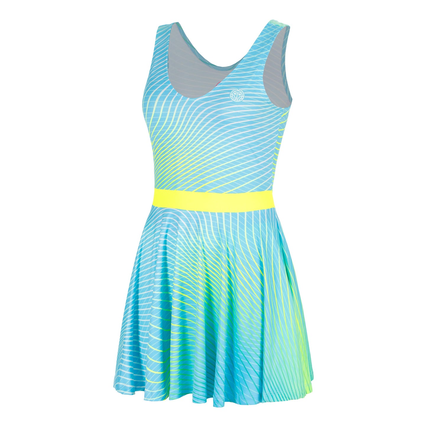 BIDI BADU Out of Control Kleid Damen-hellblau, neongelb