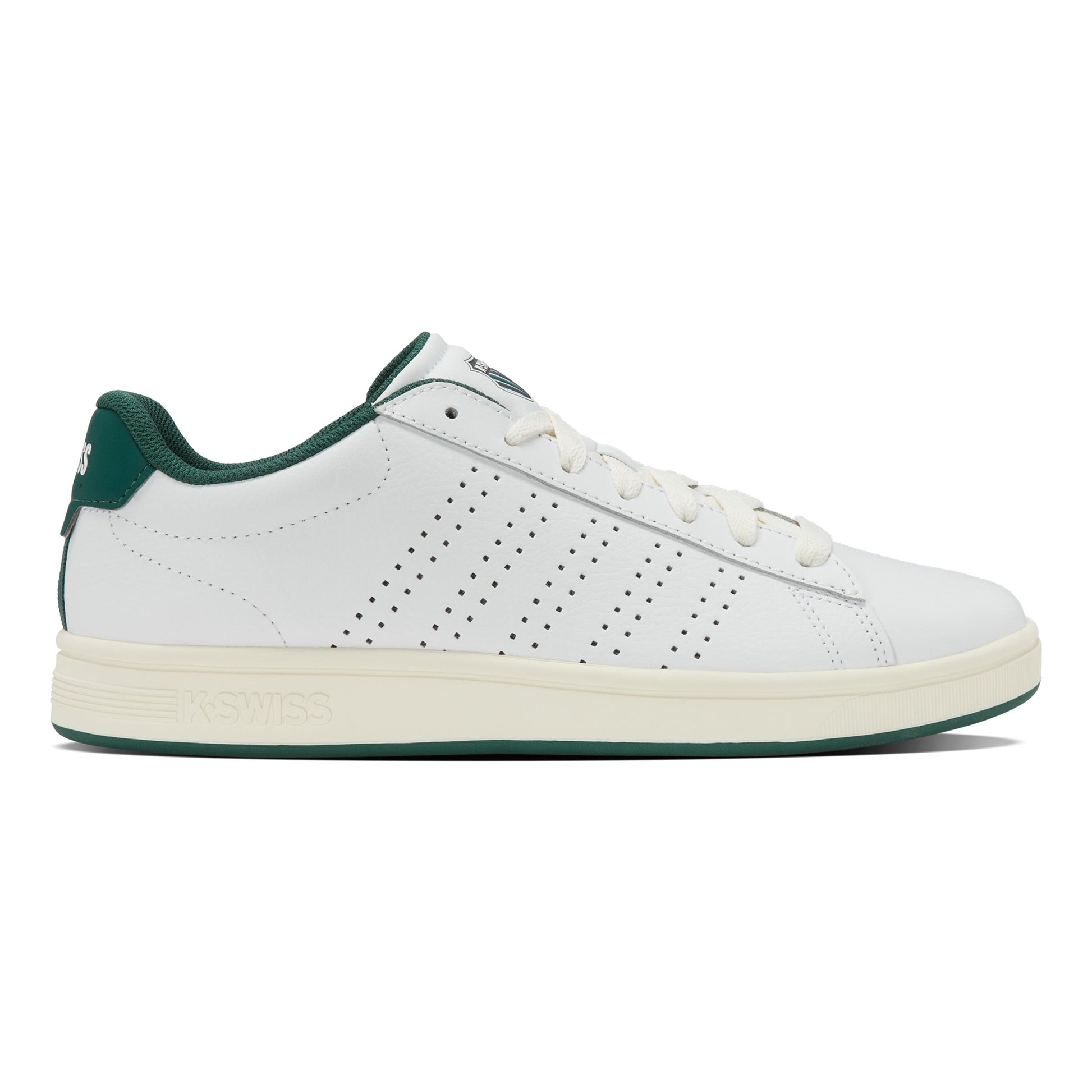 K-Swiss Court Base II Sneaker Herren-weiß, hellgrün