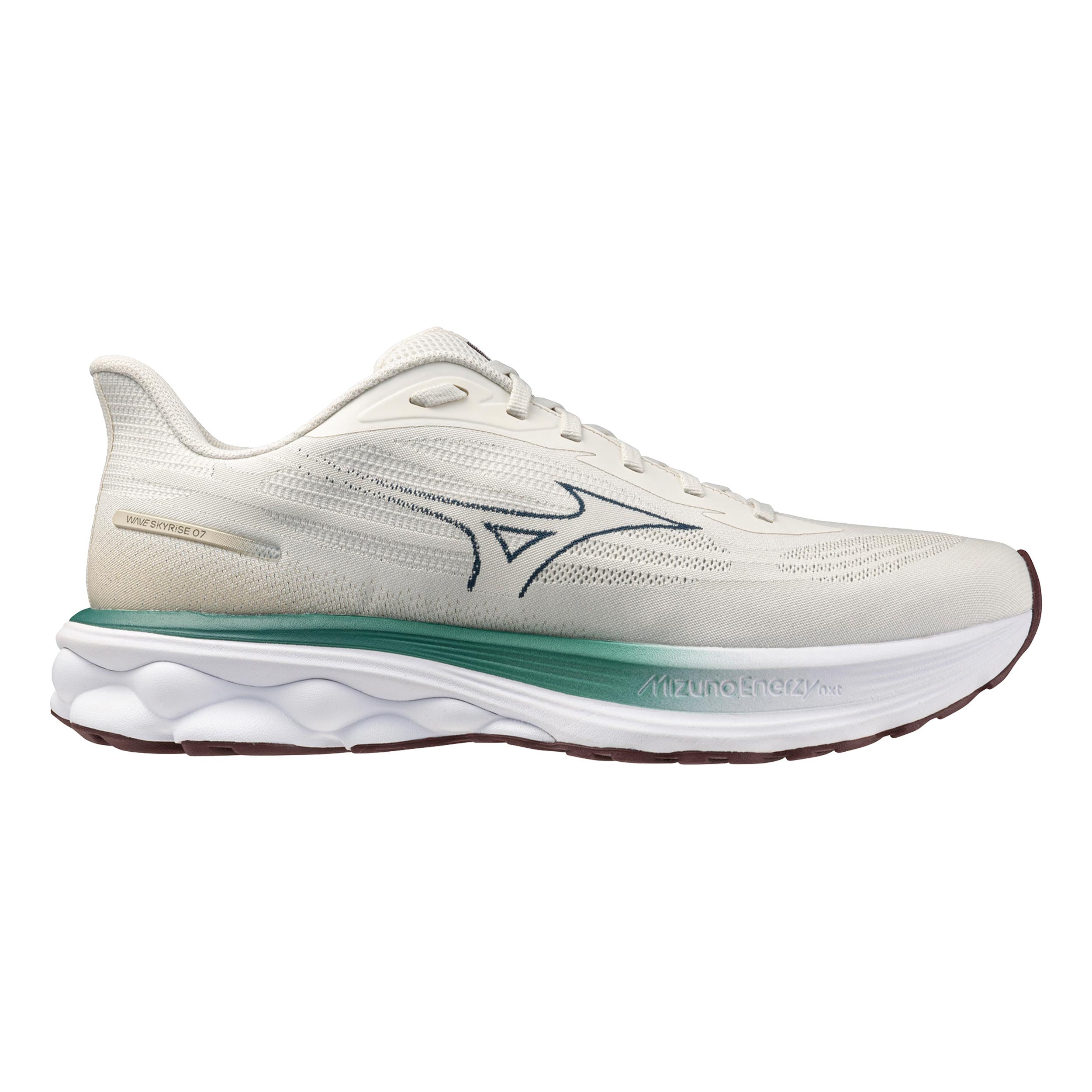 Mizuno Wave Skyrise 7                      Neutralschuh Herren-weiß, grün