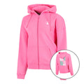 Joy Palm Court Sweatjacke Damen-pink, weiß