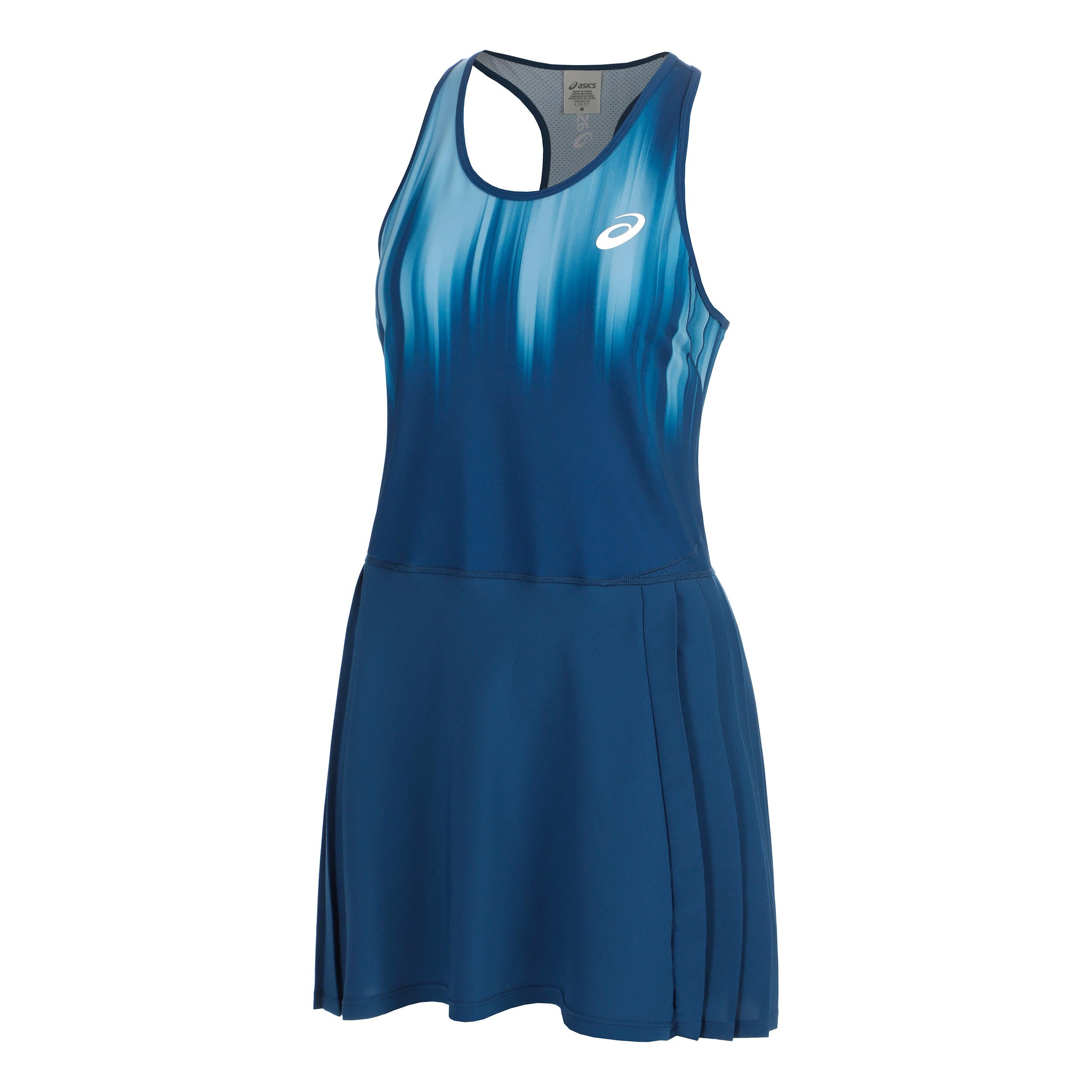 ASICS AOP Kleid Damen - dunkelblau, hellblau
