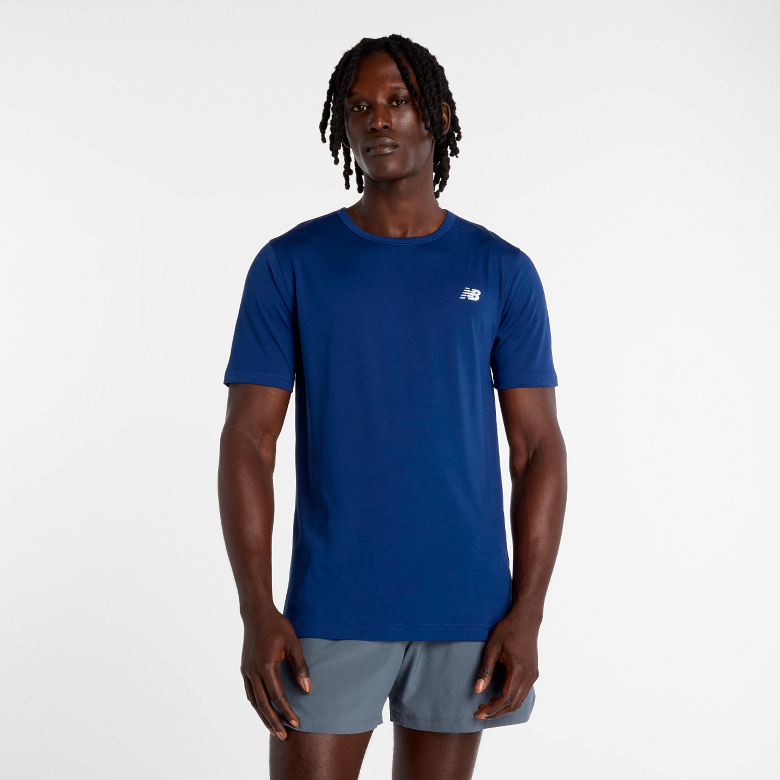 New Balance Sport Essentials Utility T-Shirt Men-blue, white