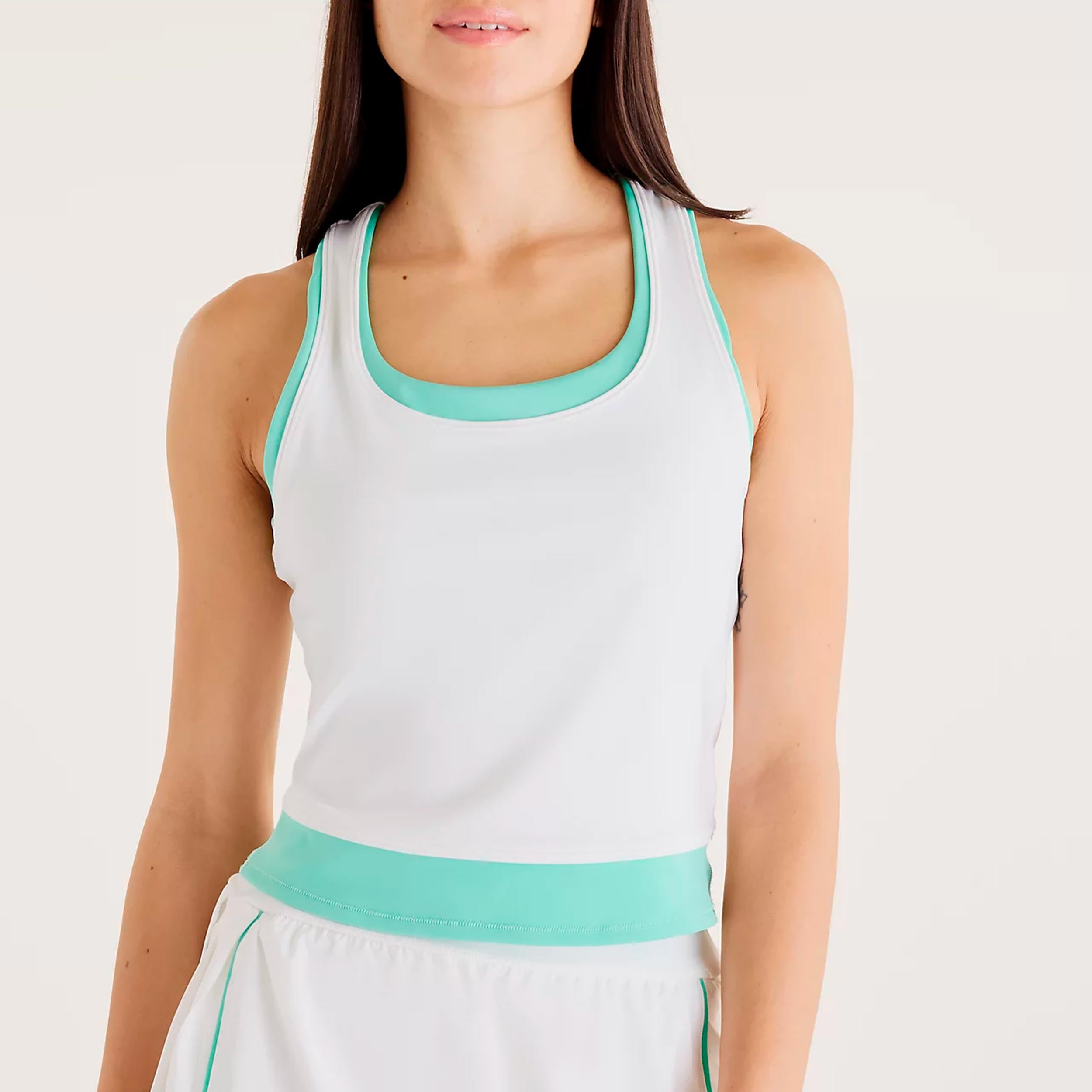 New Balance Tournament Novelty Tank top Women-white, green
