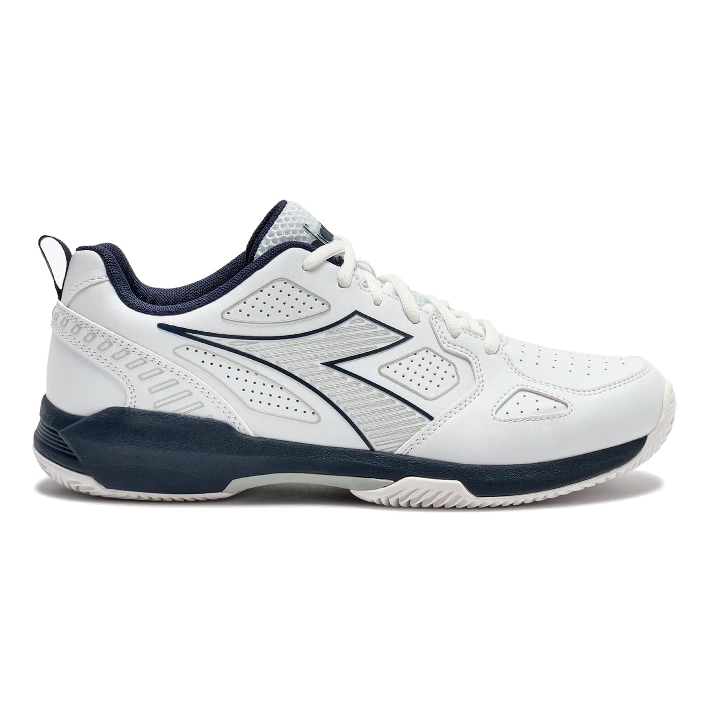 Diadora S.Challenge 7 Sandplatzschuh Herren-weiß, dunkelblau