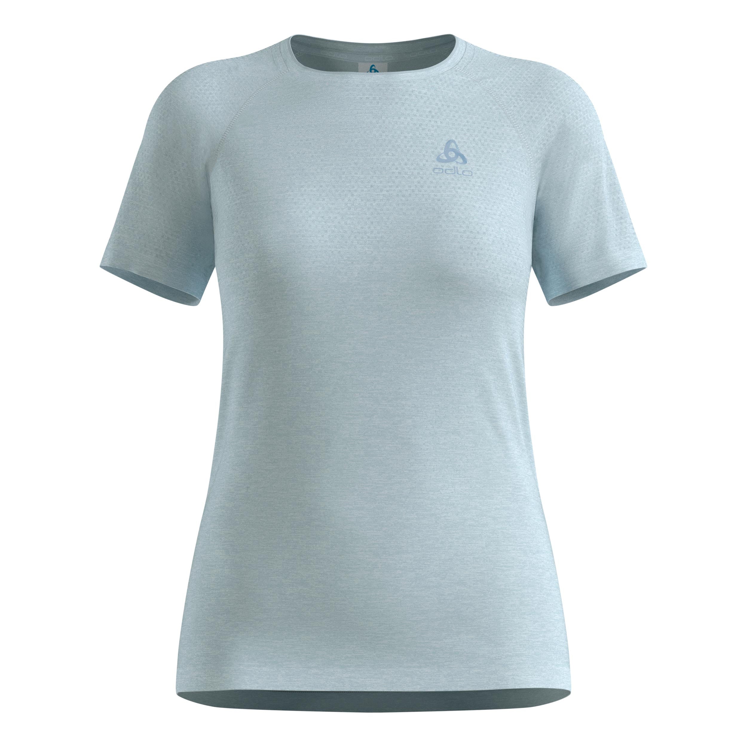 Odlo Essential Seamless  Running shirt Women - light blue