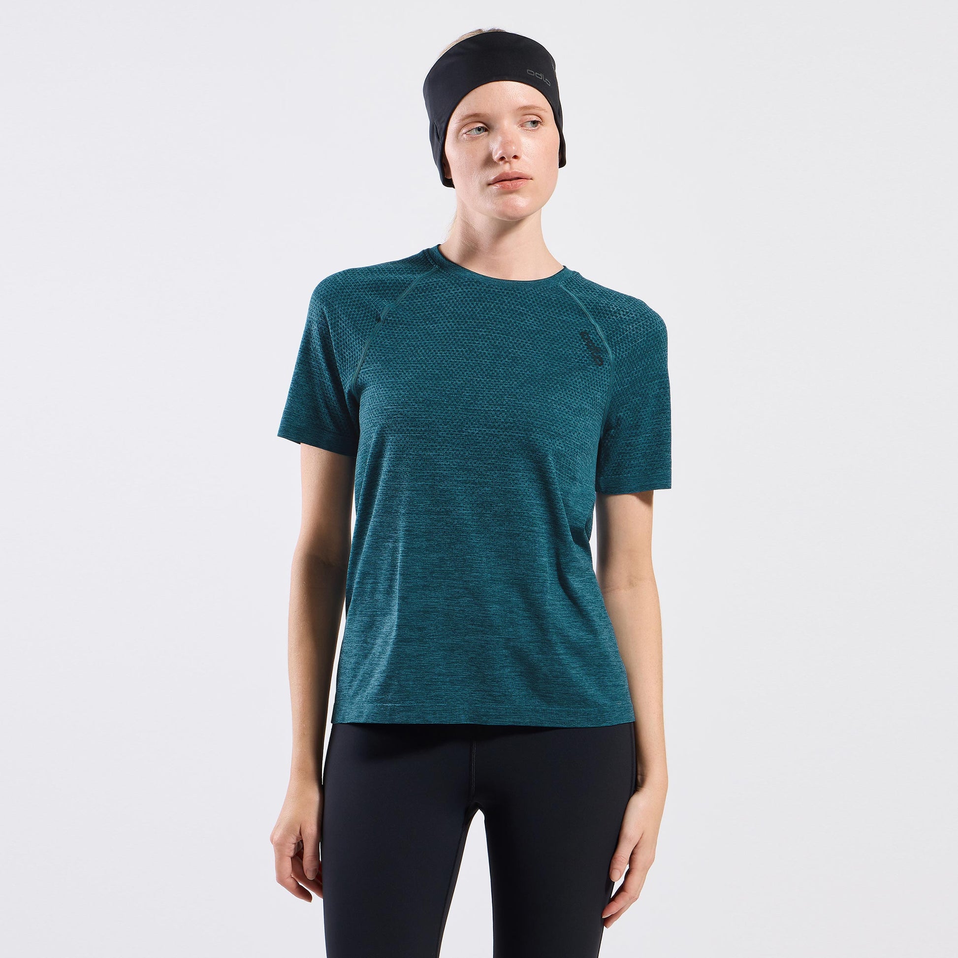 Odlo Essential Seamless  Running shirt Women - petrol