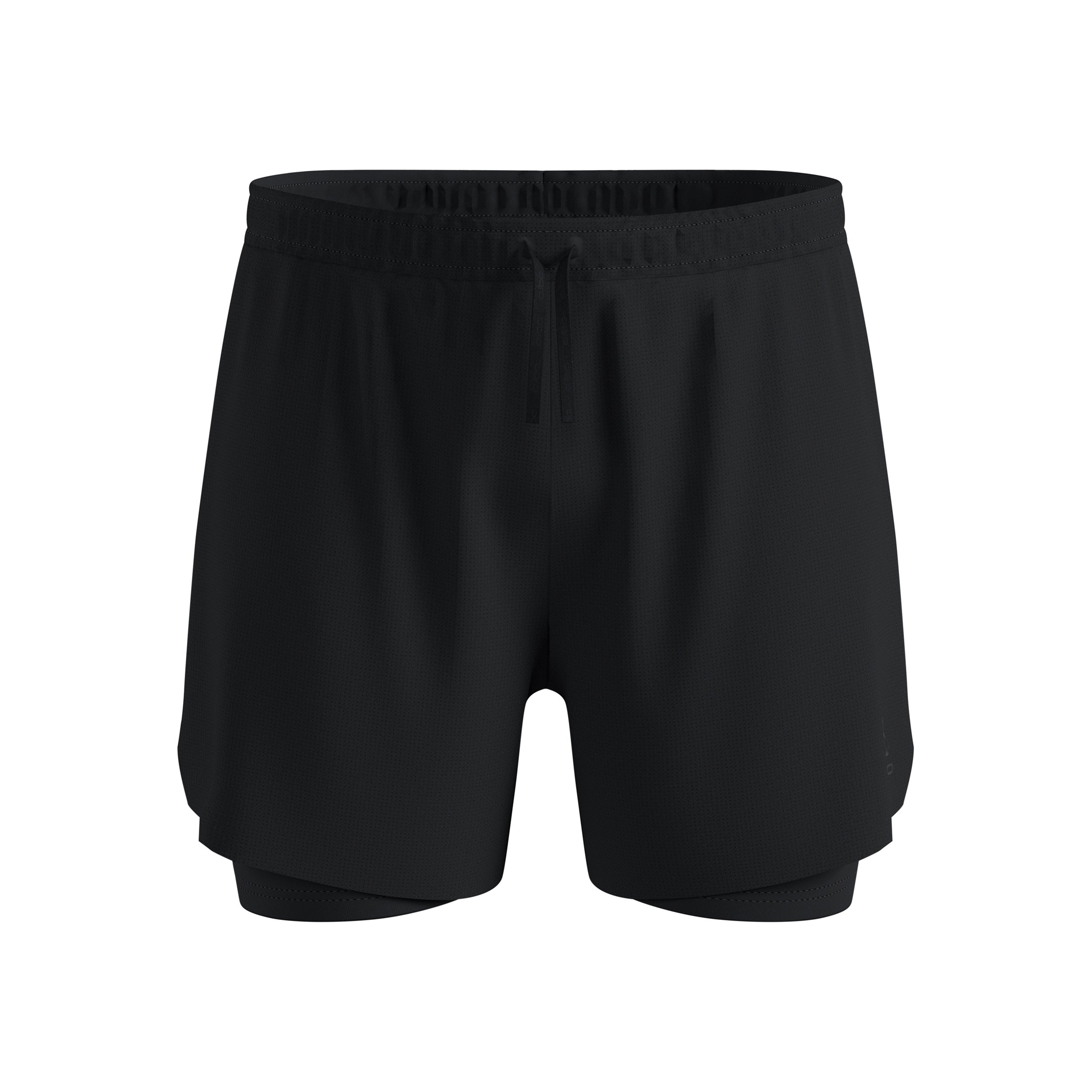 Odlo Zeroweight 5in 2in1 Laufshorts Herren-schwarz
