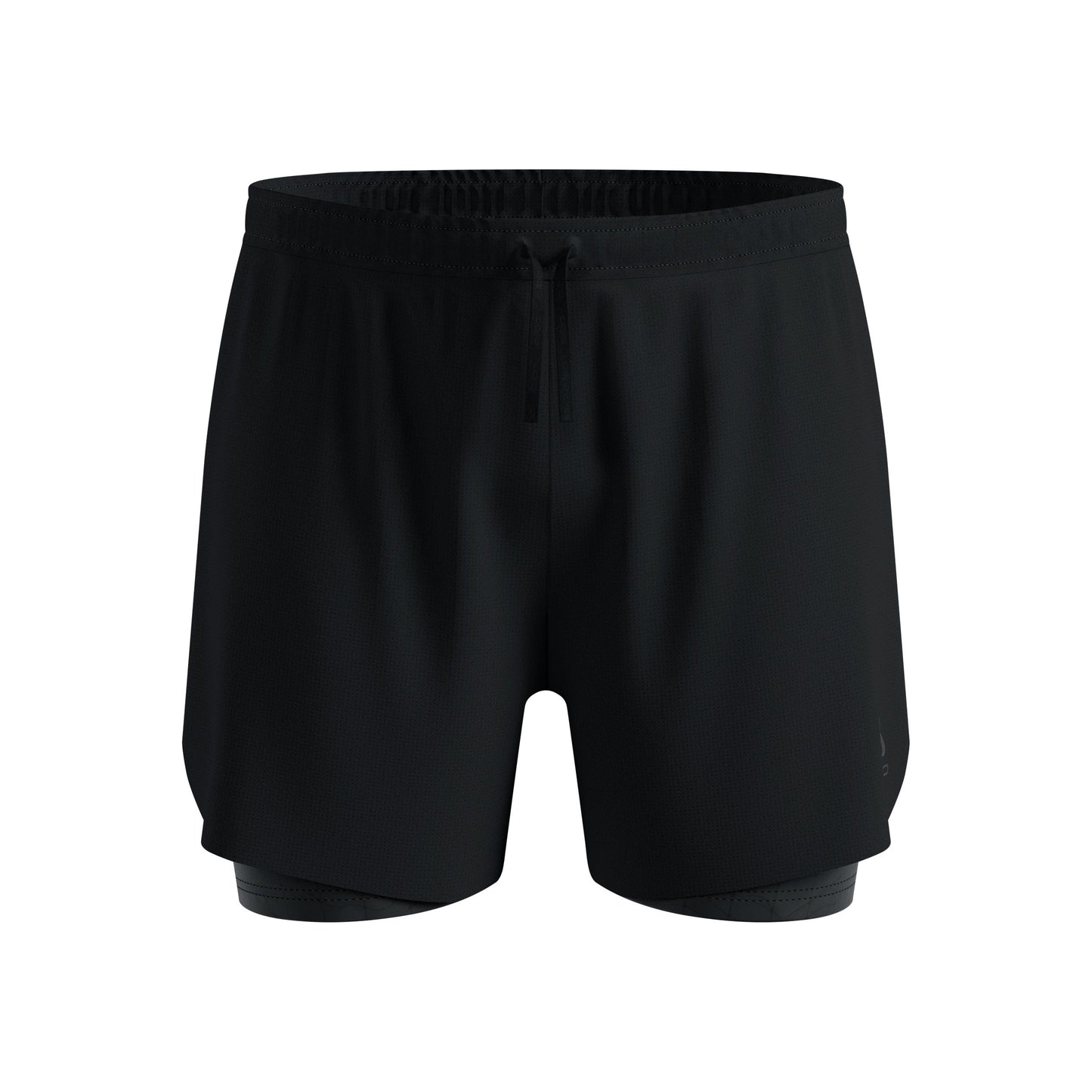 Odlo Zeroweight Print 5in 2in1 Running shorts Men-black