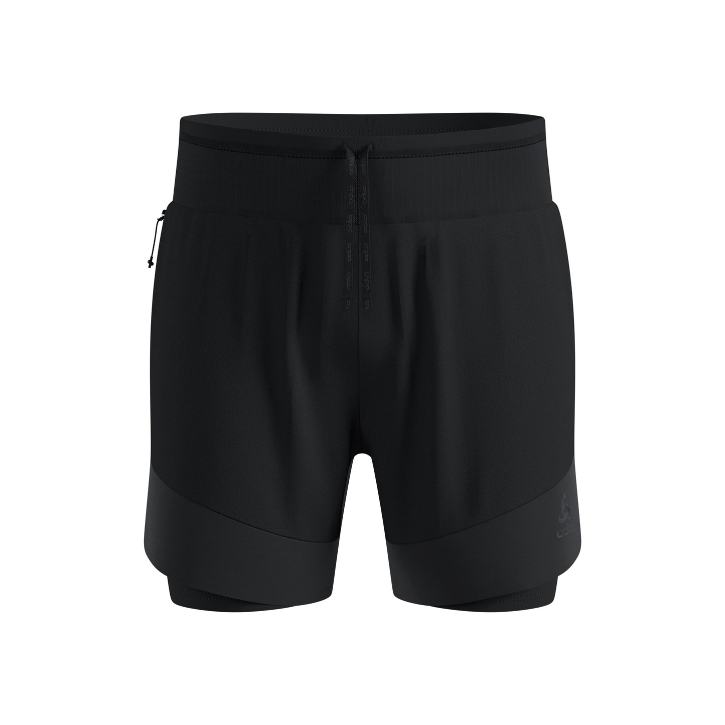 Odlo X-Alp Trail 6in 2in1 Laufshorts Herren-schwarz