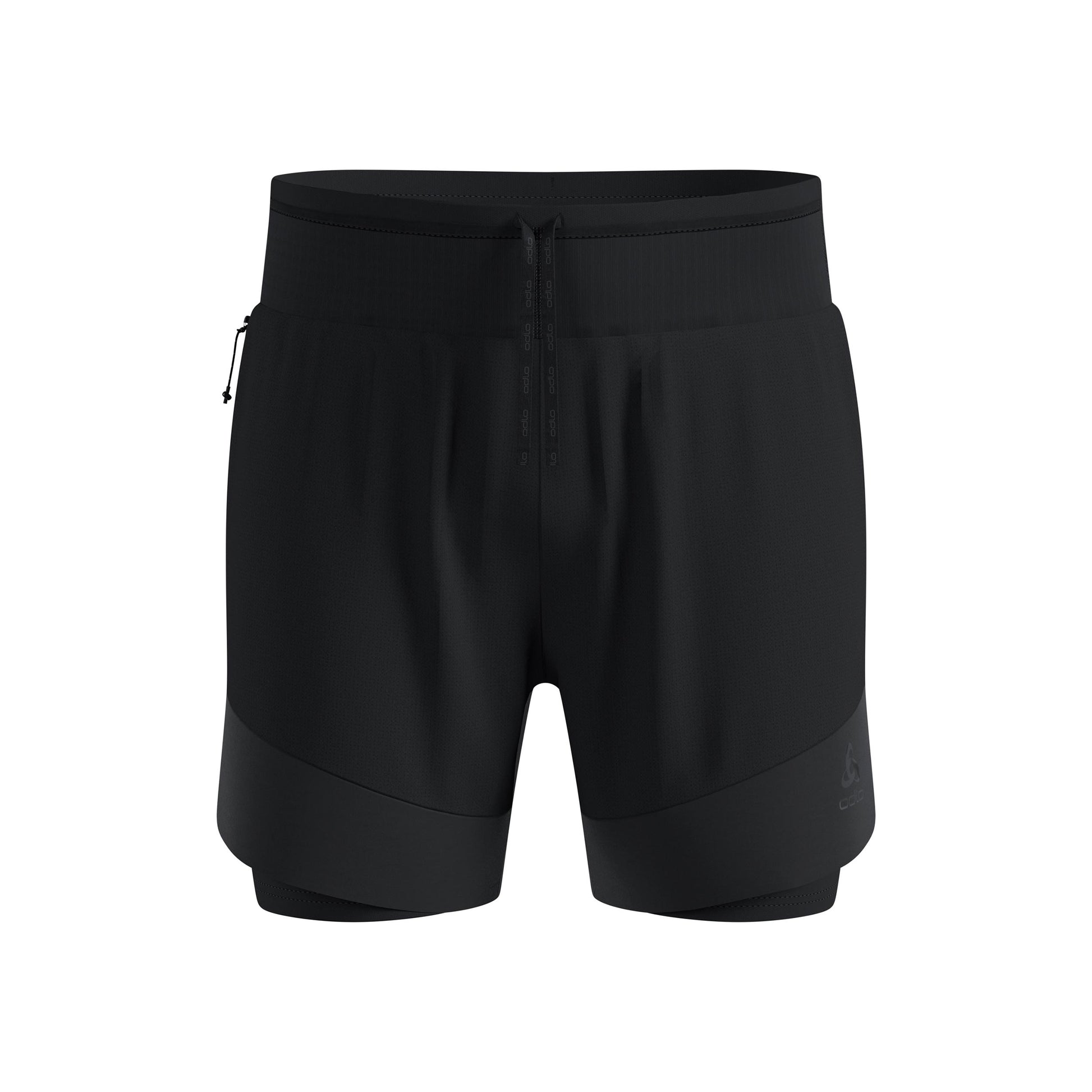 Odlo X-Alp Trail 6in 2in1 Laufshorts Herren-schwarz