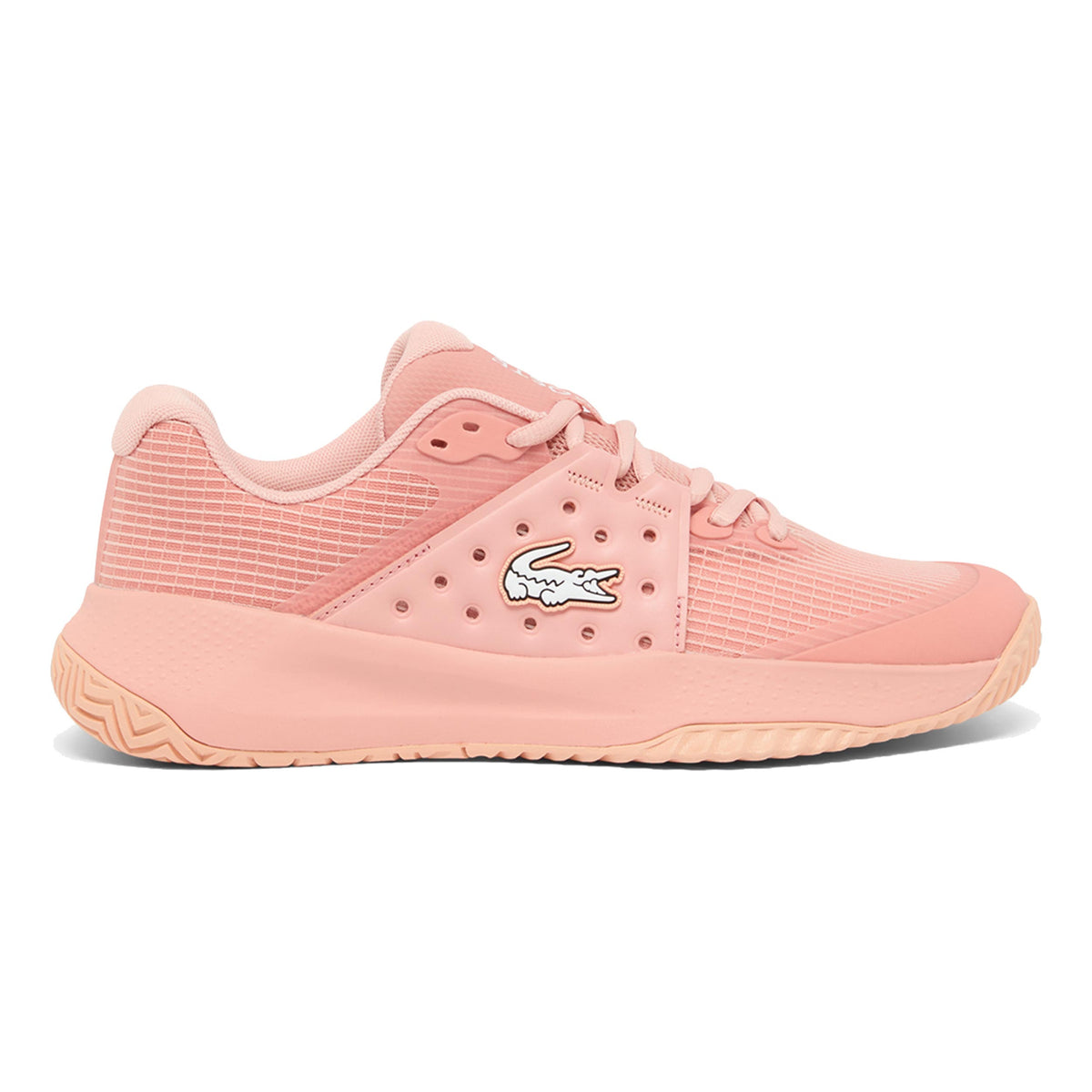 Lacoste Power Serve Allcourtschuh Damen-apricot, weiß