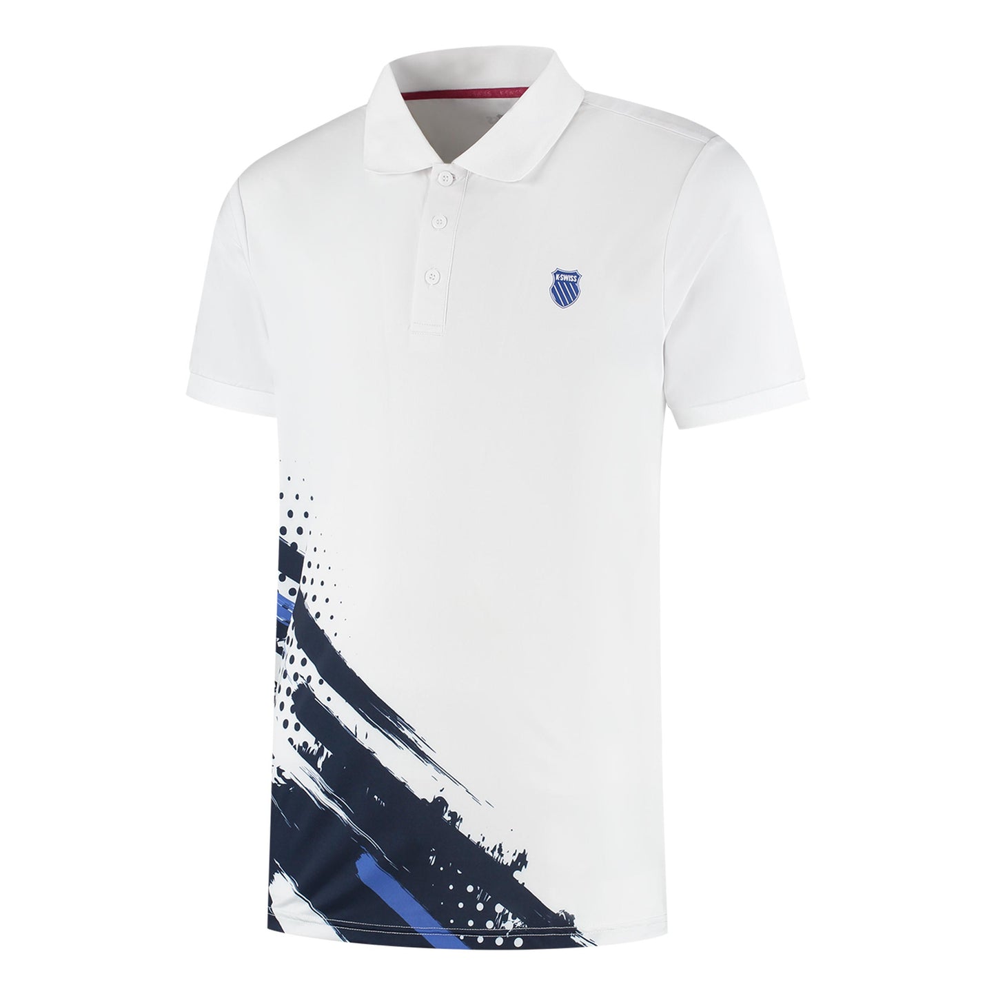 K-Swiss Hypercourt Print Polo Men - white