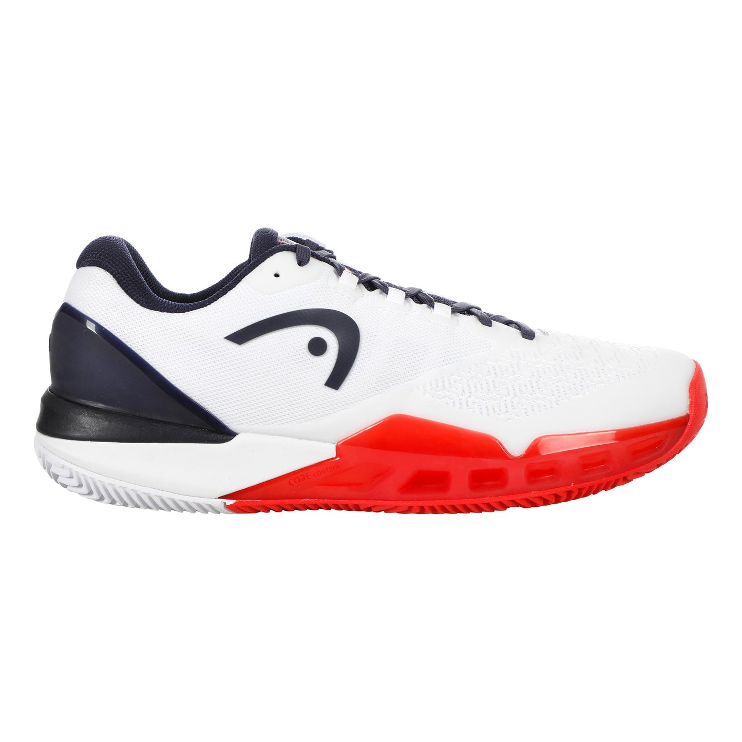 HEAD Revolt Pro 5.0  Sandplatzschuh Herren-weiß, dunkelblau