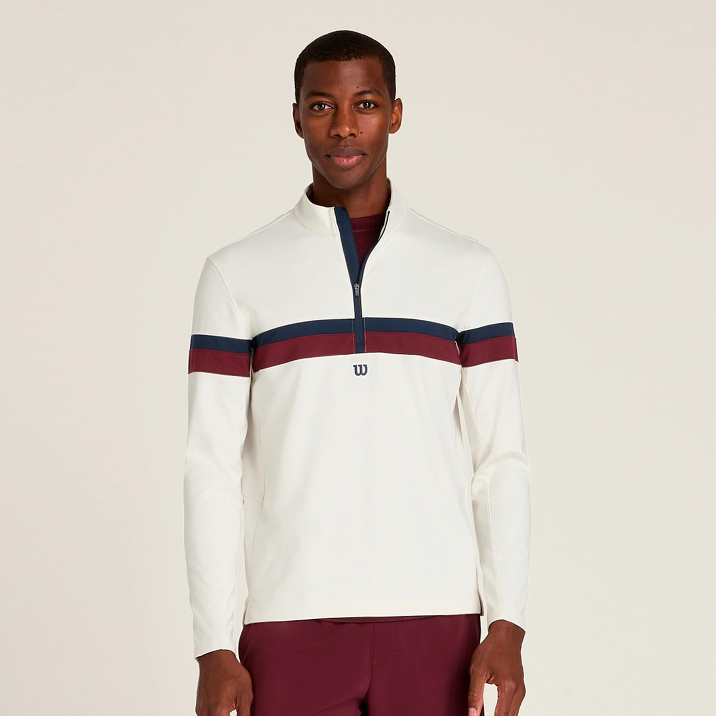 Wilson Elevate Performance Half-Zip Long sleeve Men-sand