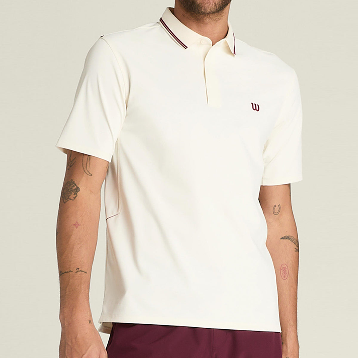 Wilson Challengers Technical Polo Men-sand